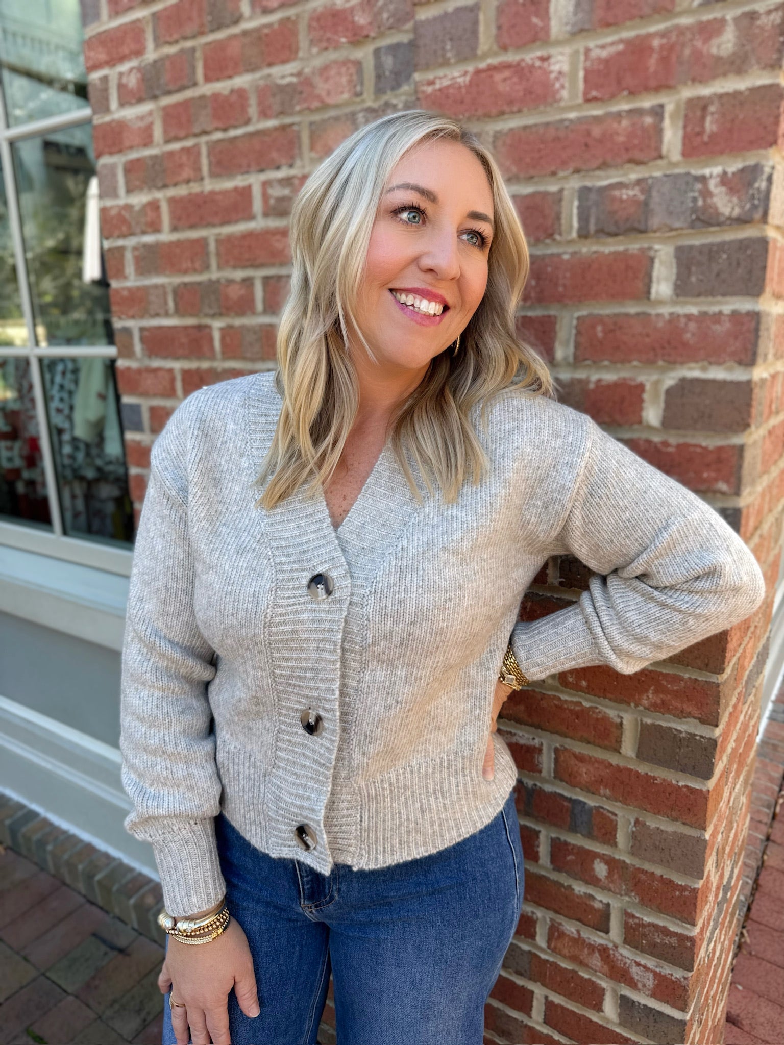 Wishing for a Grand Time Cardigan in Mocha