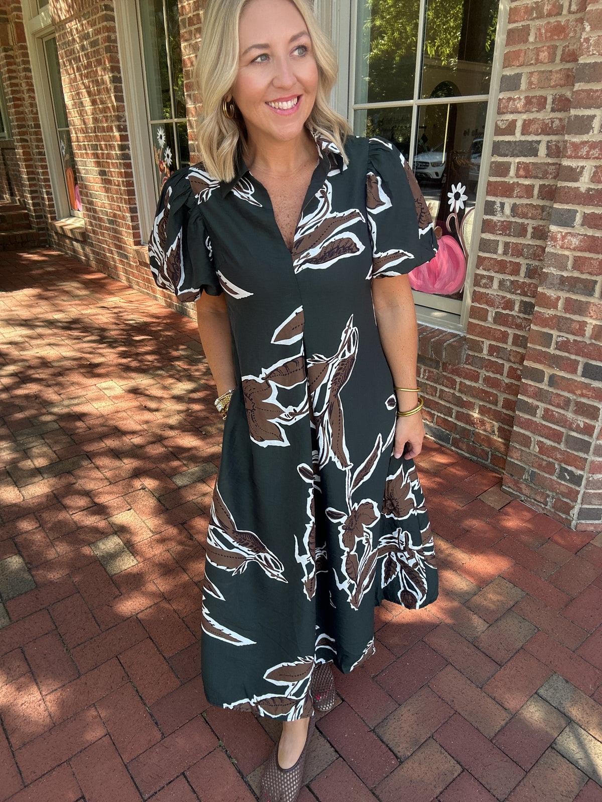 Hunter's Bloom Maxi Dress