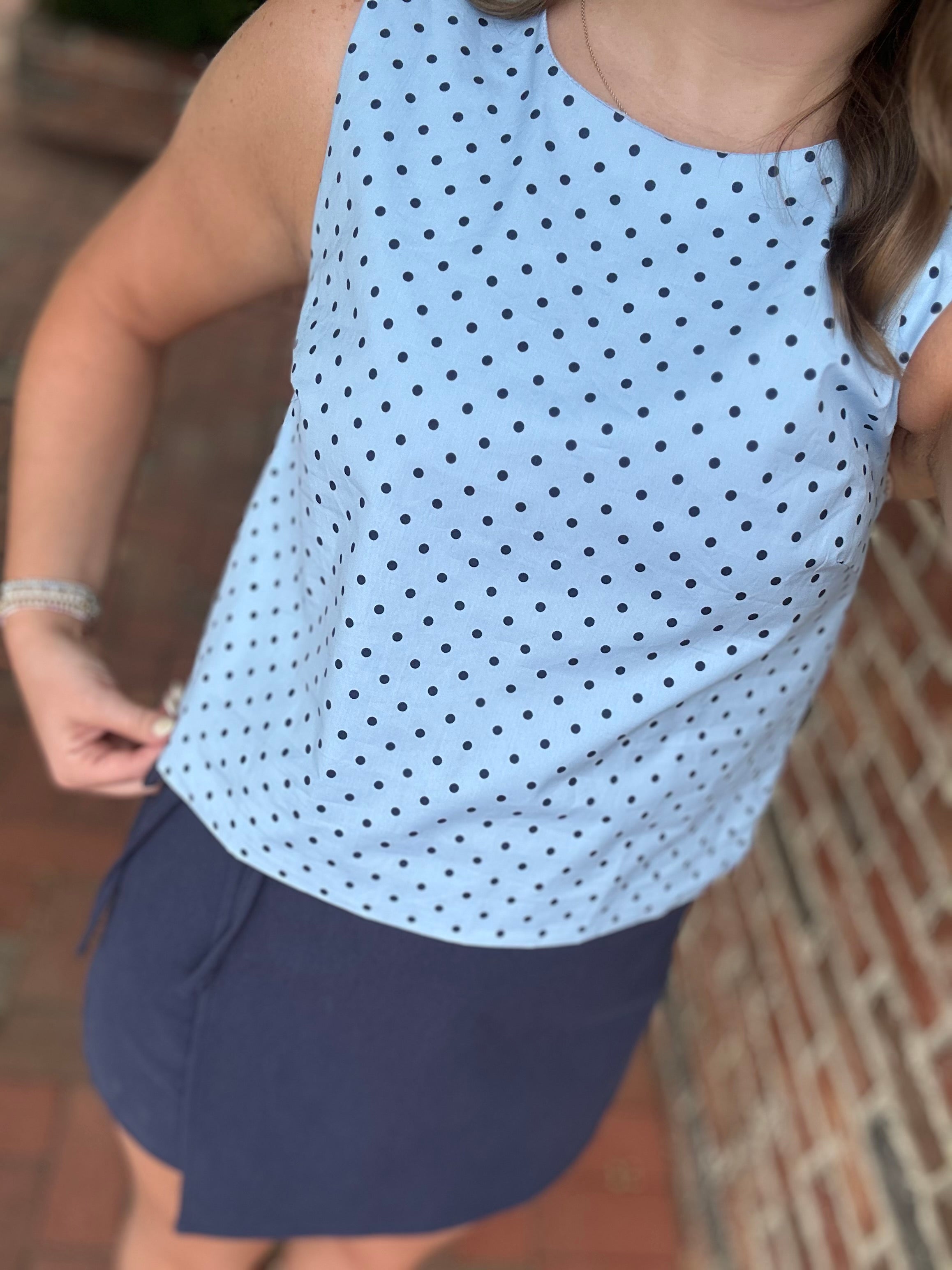 Living the Polka Dot Dream Tank Top