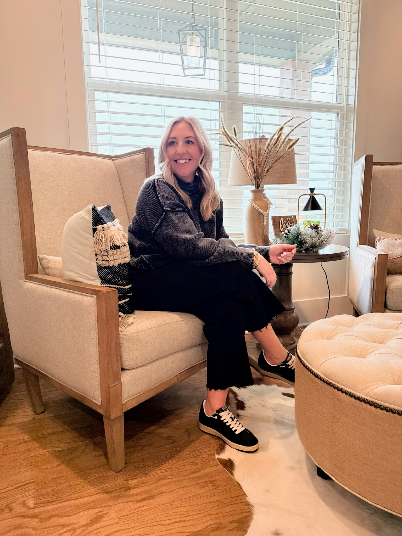 You Won’t Go Mock Neck Ribbed Sweater