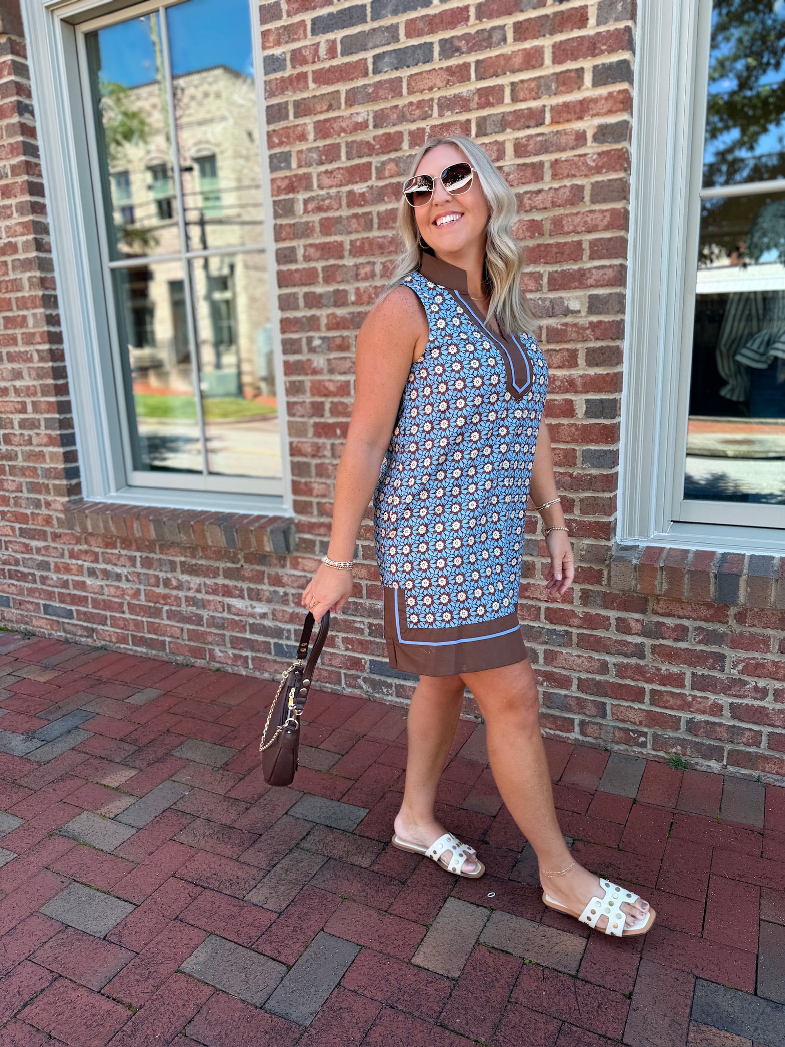 Mira Floral Sleeveless Dress