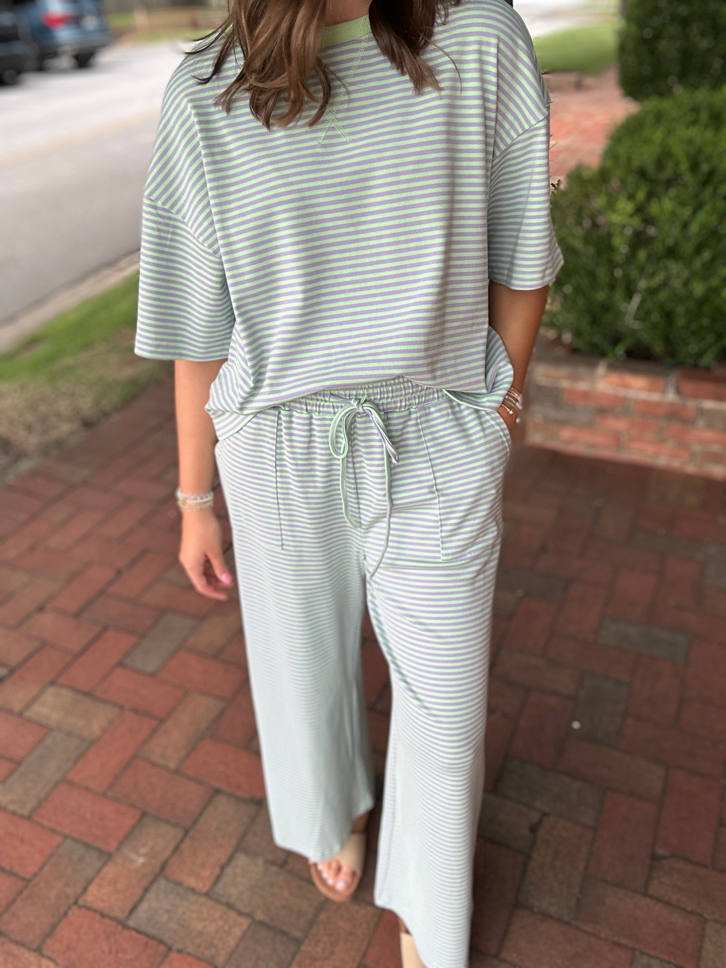 Changing for Stripes Lounge Two Piece Set