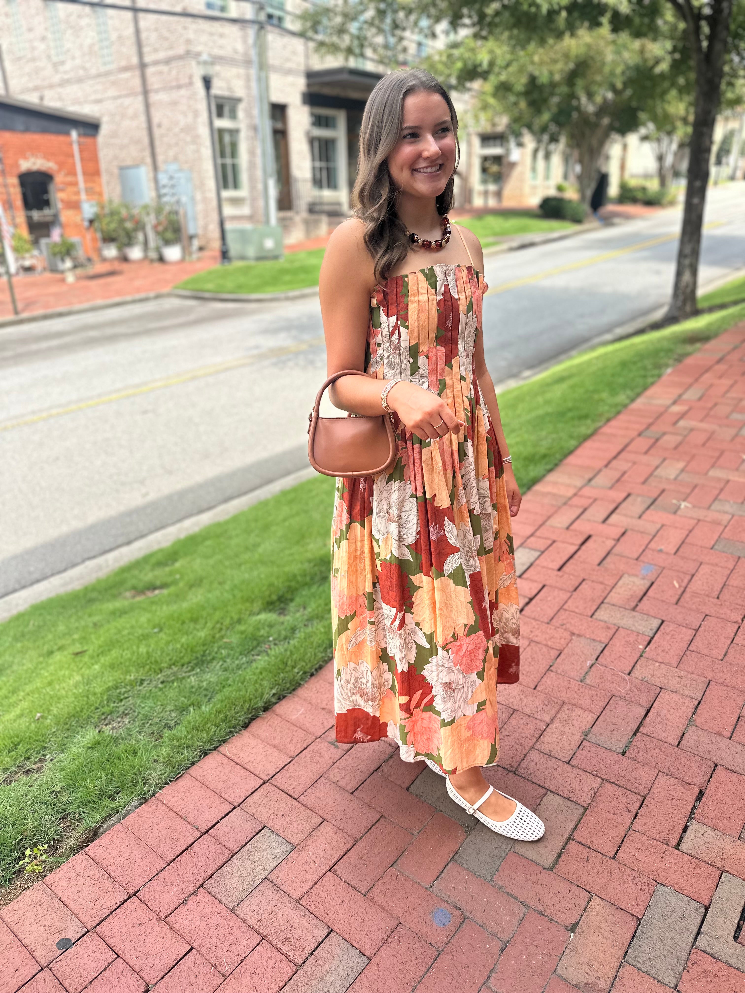 Fall For Me Midi Dress In Olive