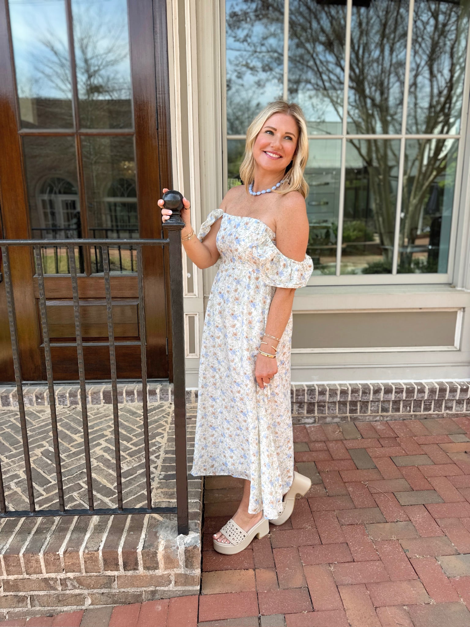 Sweet Soft Flowers Maxi Dress