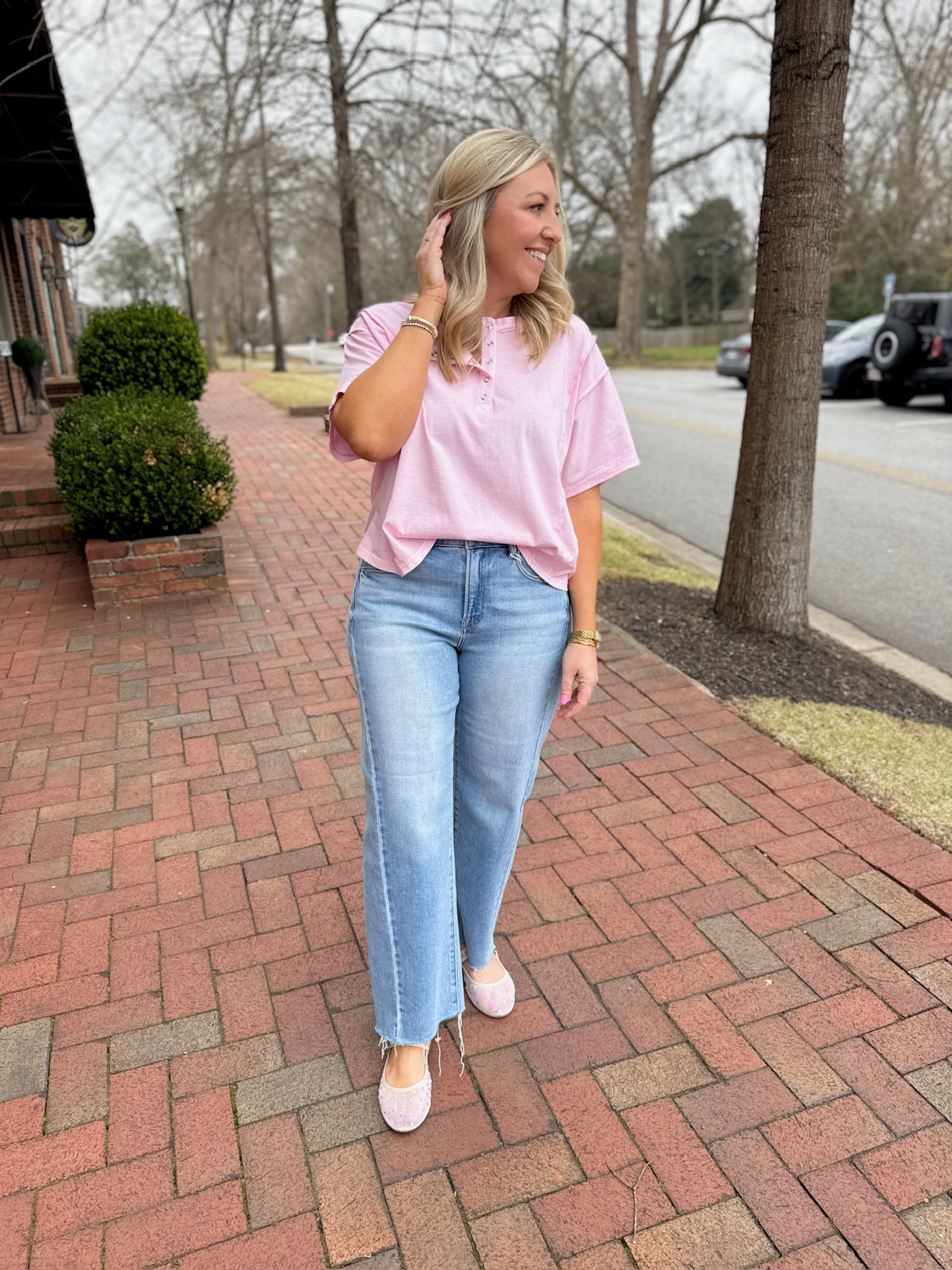 Coming Back to Me Henley Soft T-Shirt