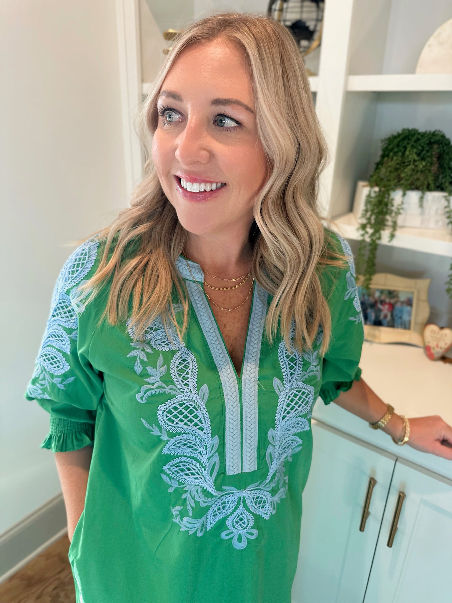 Pocket of Sunshine Embroidered Maxi Dress