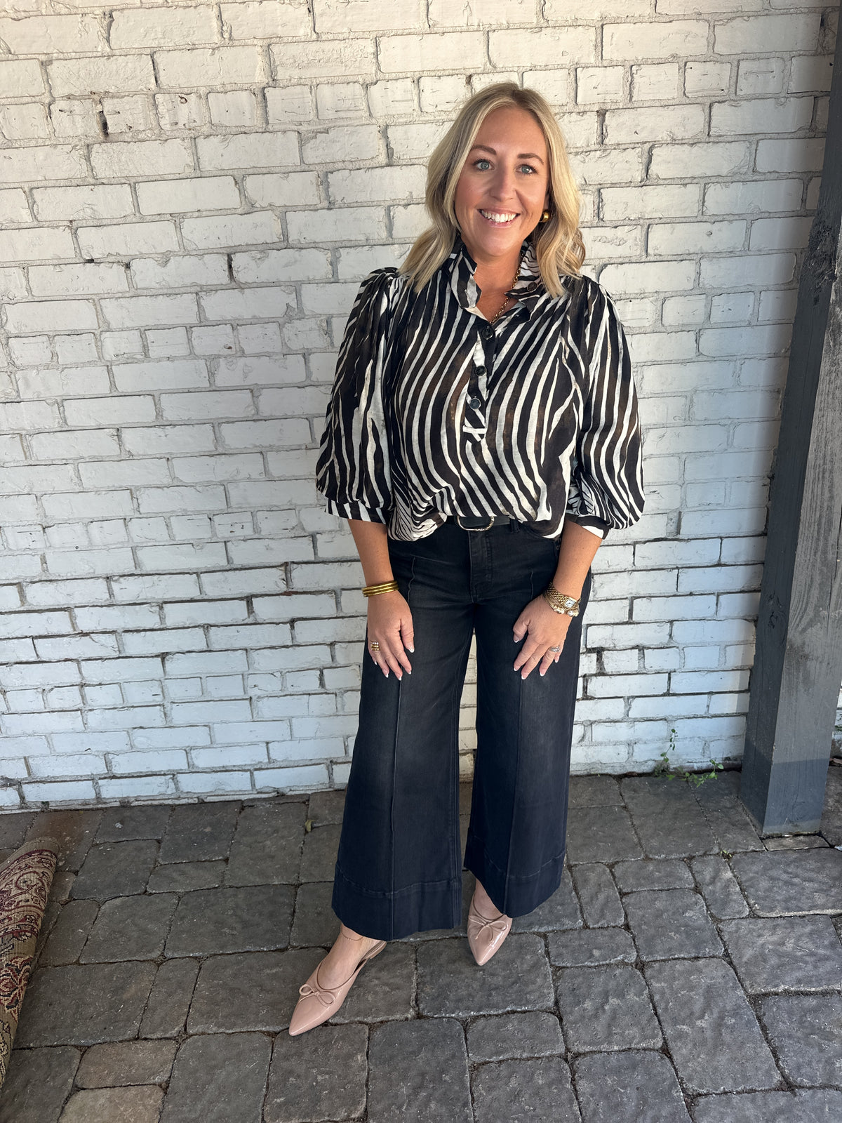 Calling For You Animal Print Blouse
