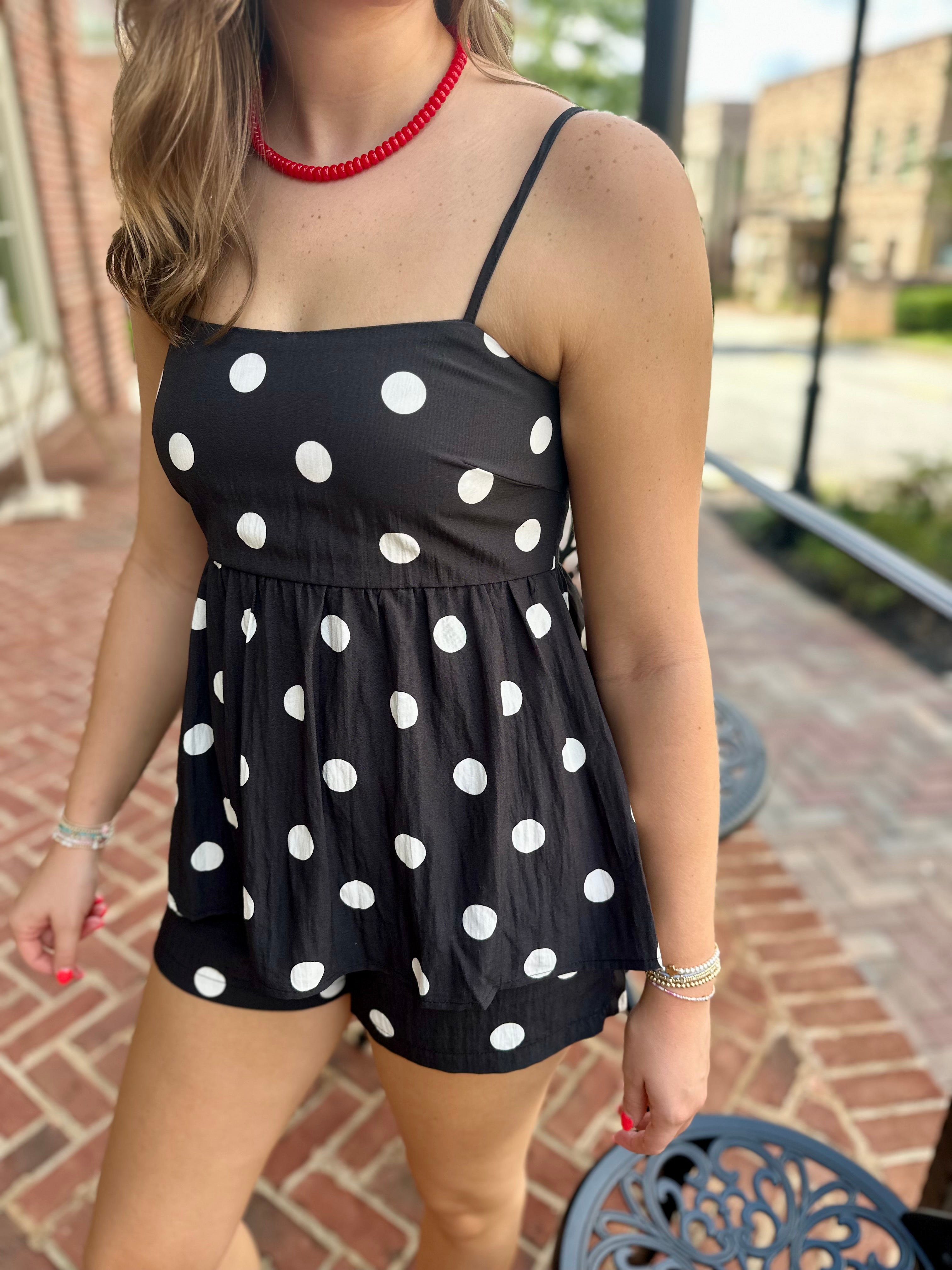 Dot the Dog Polka Dot Tank Top