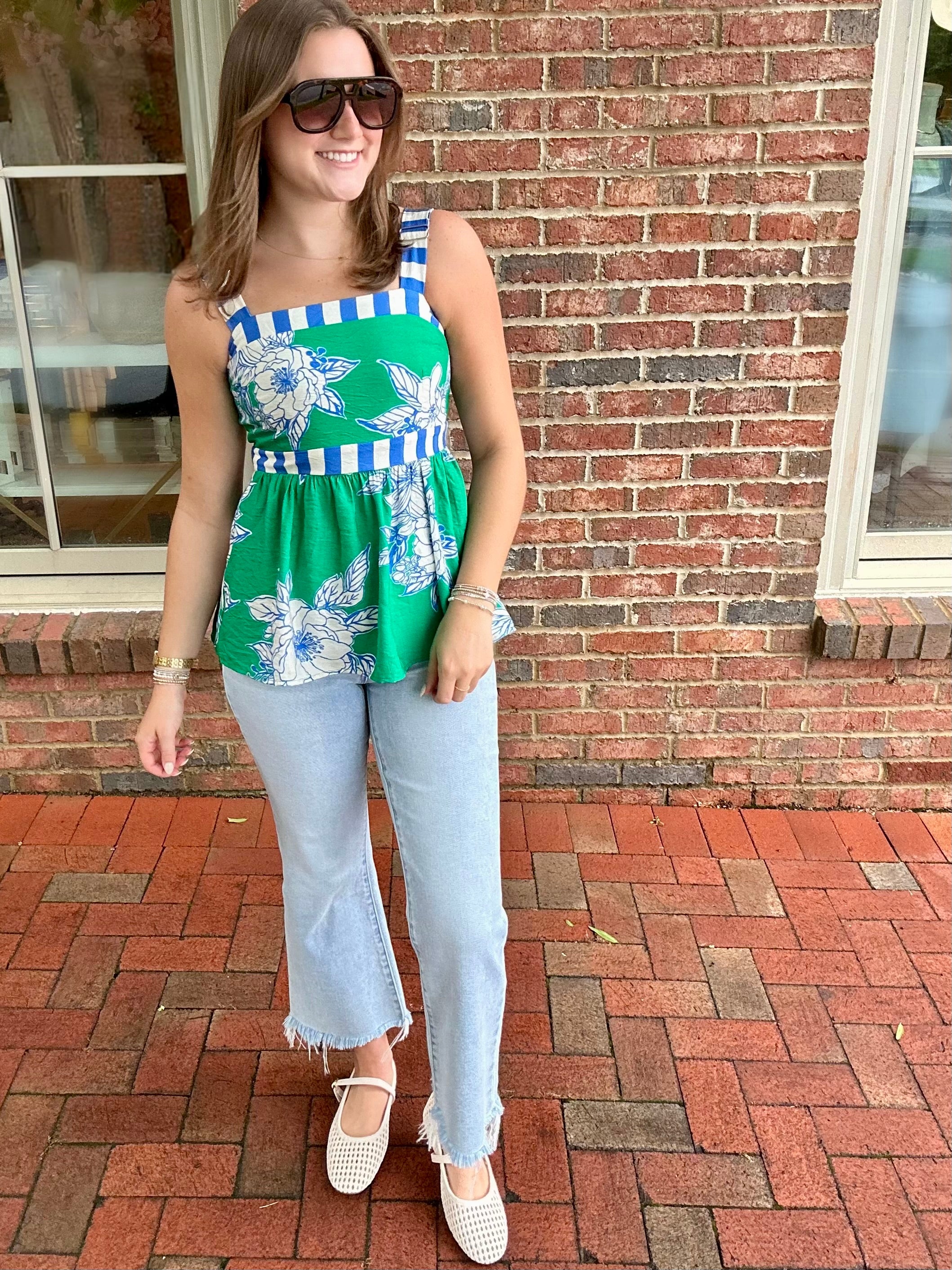 Tears for Fun Floral Tank Top