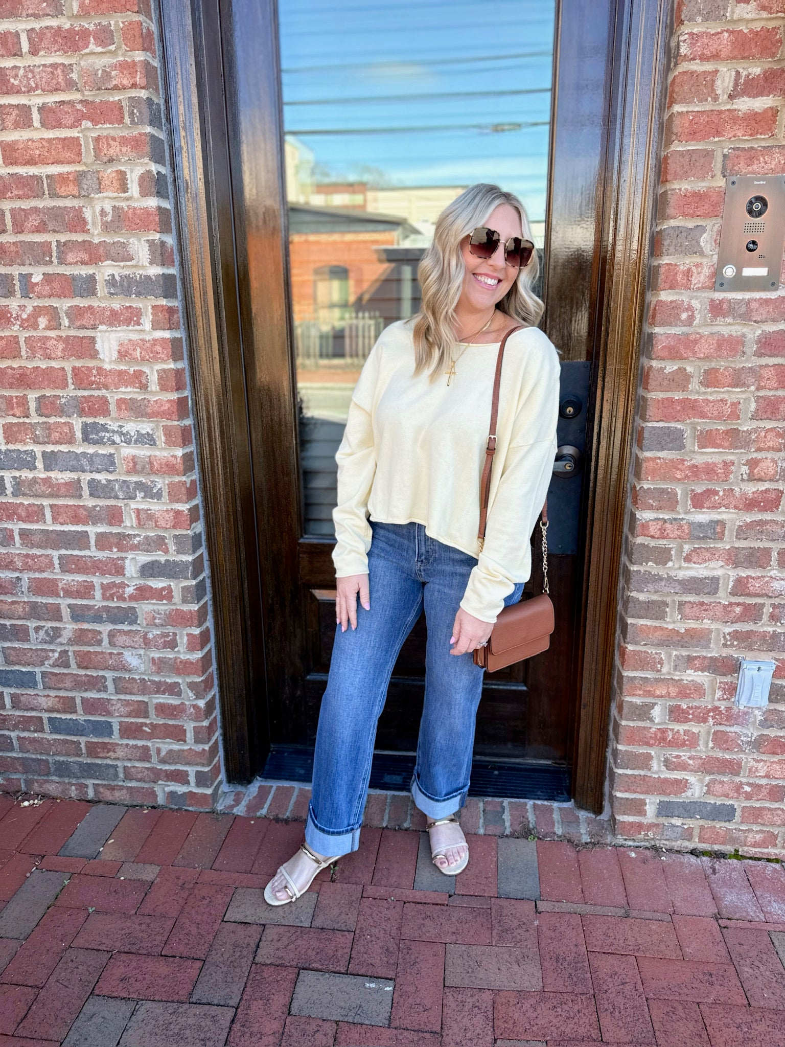 Made Of Sunshine Relaxed Wide Neck Sweatshirt