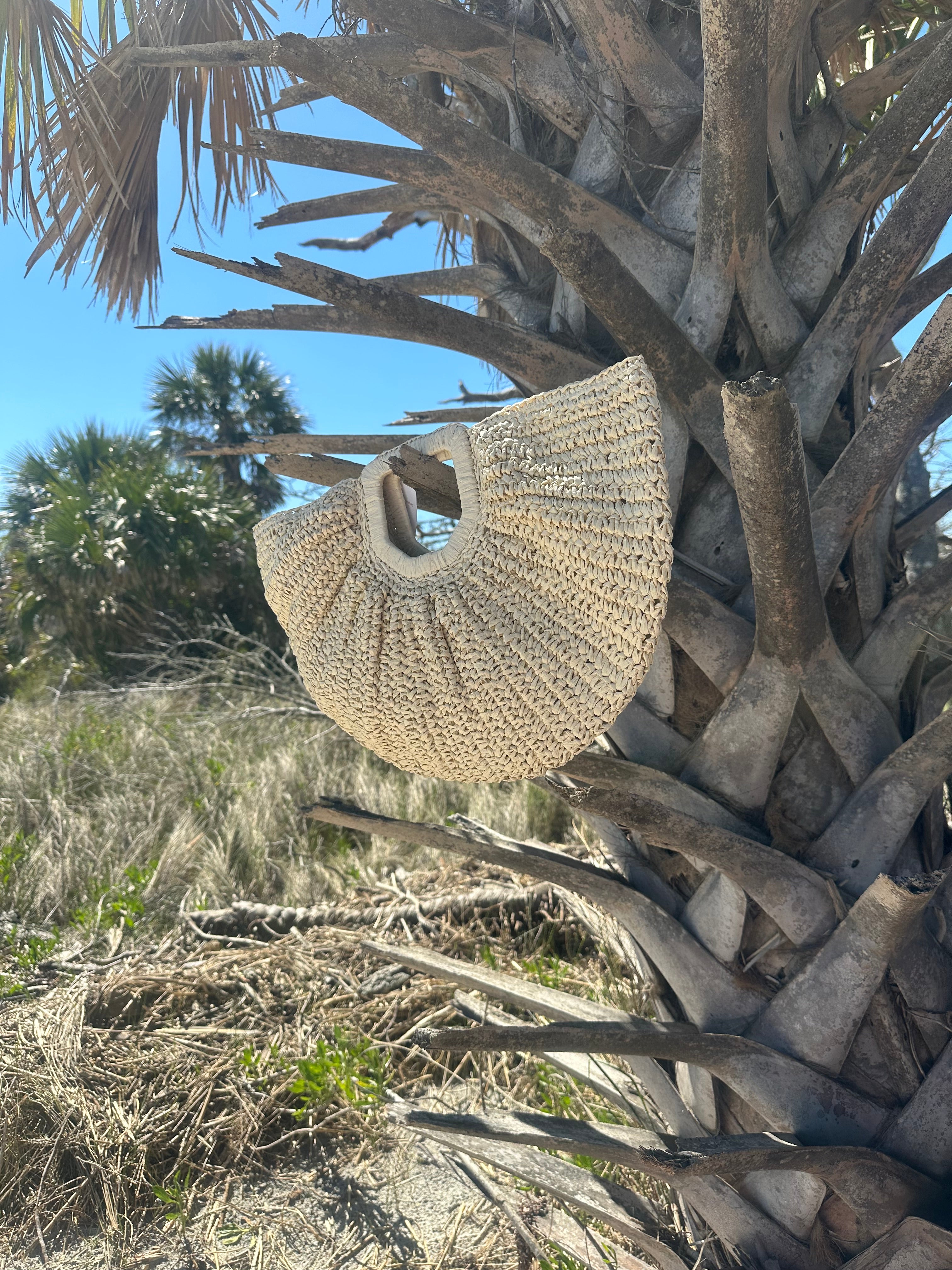 Straw Woven Beach Handbag