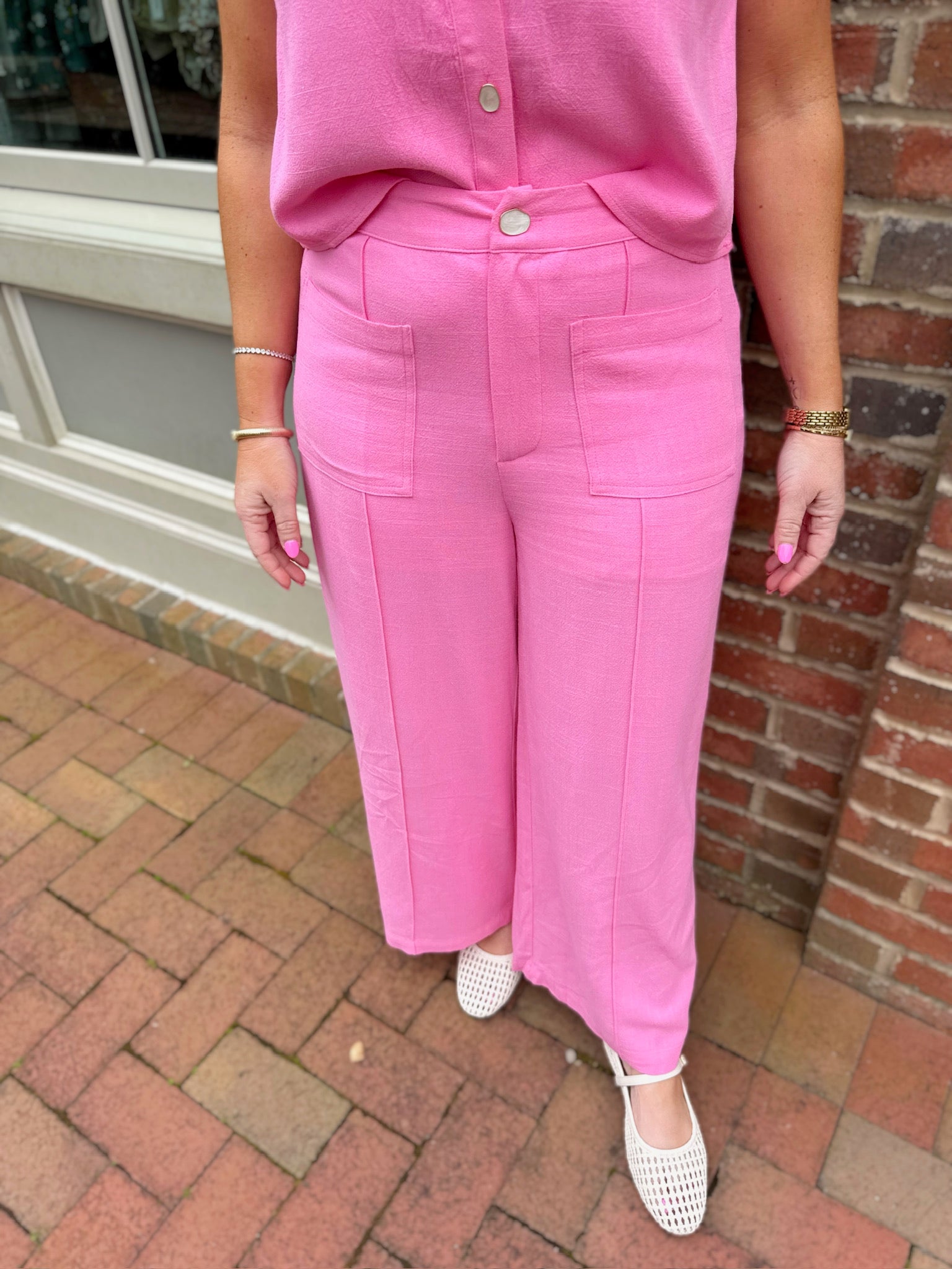 Parts of Me Two Piece Linen Set