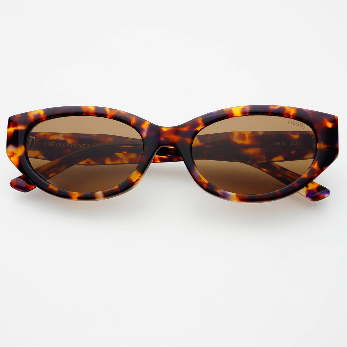 Ameli Acetate Cat-Eye Sunglasses : Tortoise