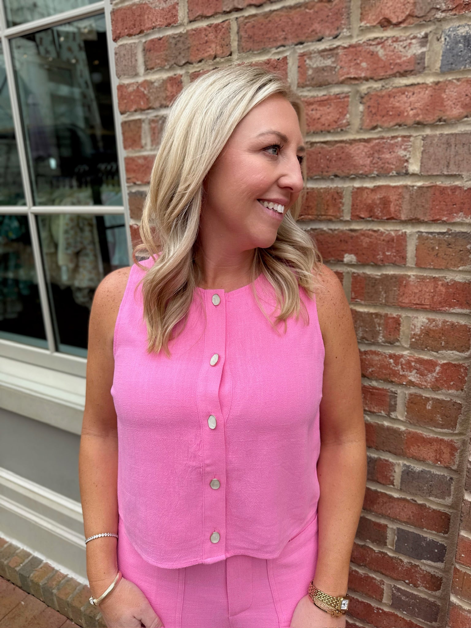 Parts of Me Two Piece Linen Set