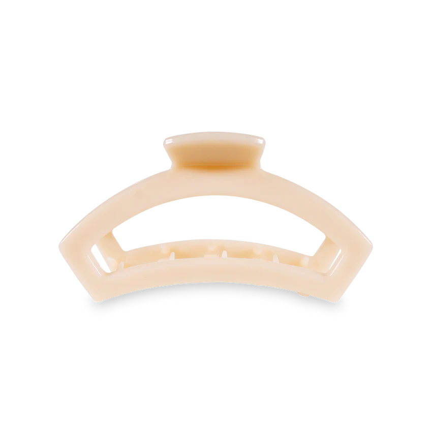 Open Almond Beige Medium Hair Clip