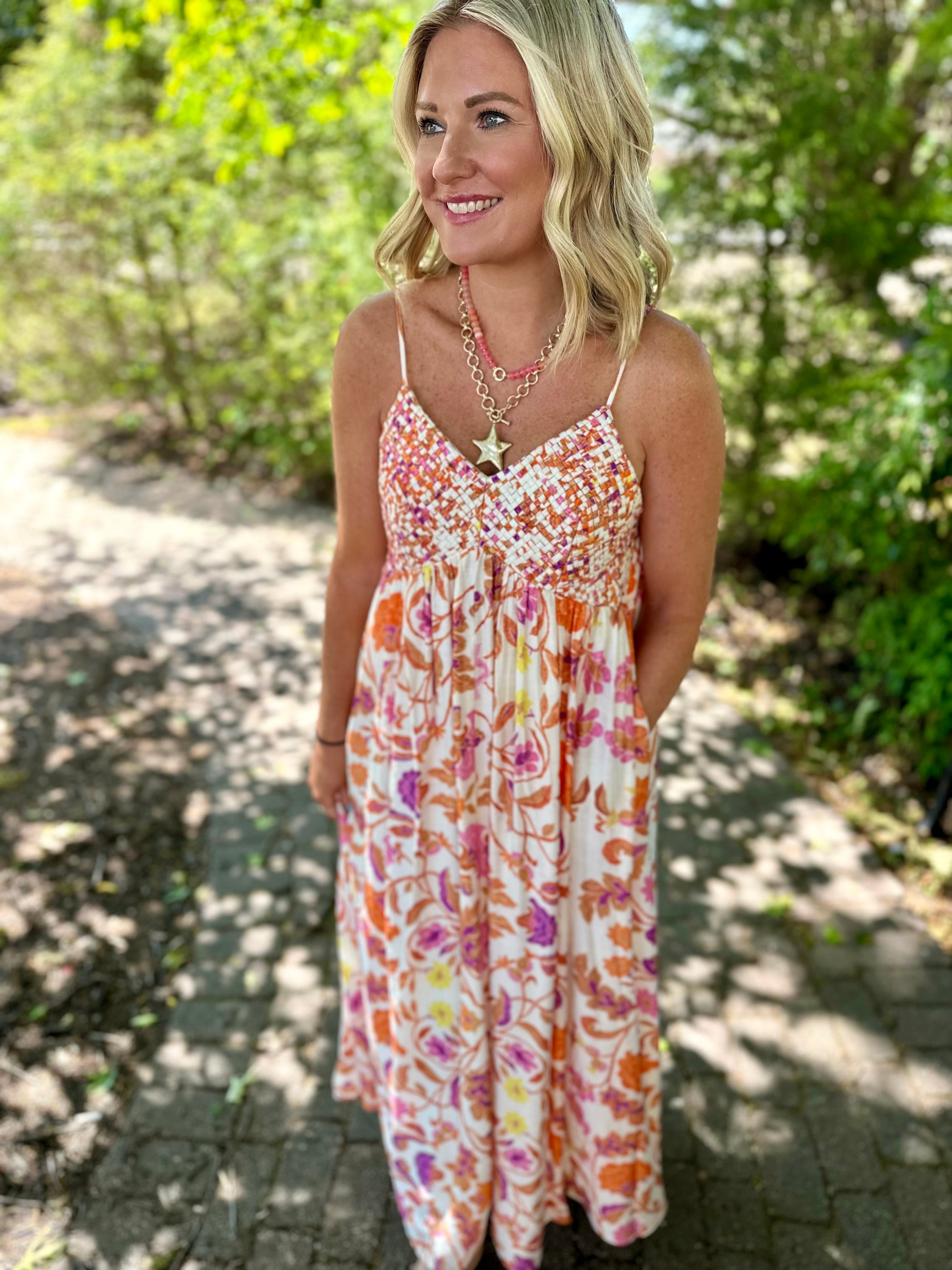 Sweet Sweet Summertime Smocked Maxi Dress