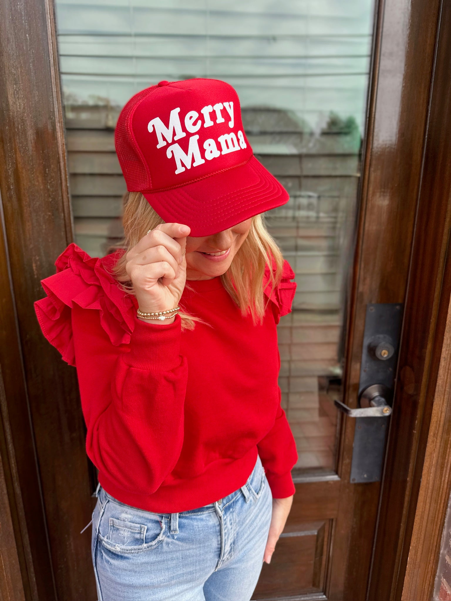 Merry Mama Trucker Hat