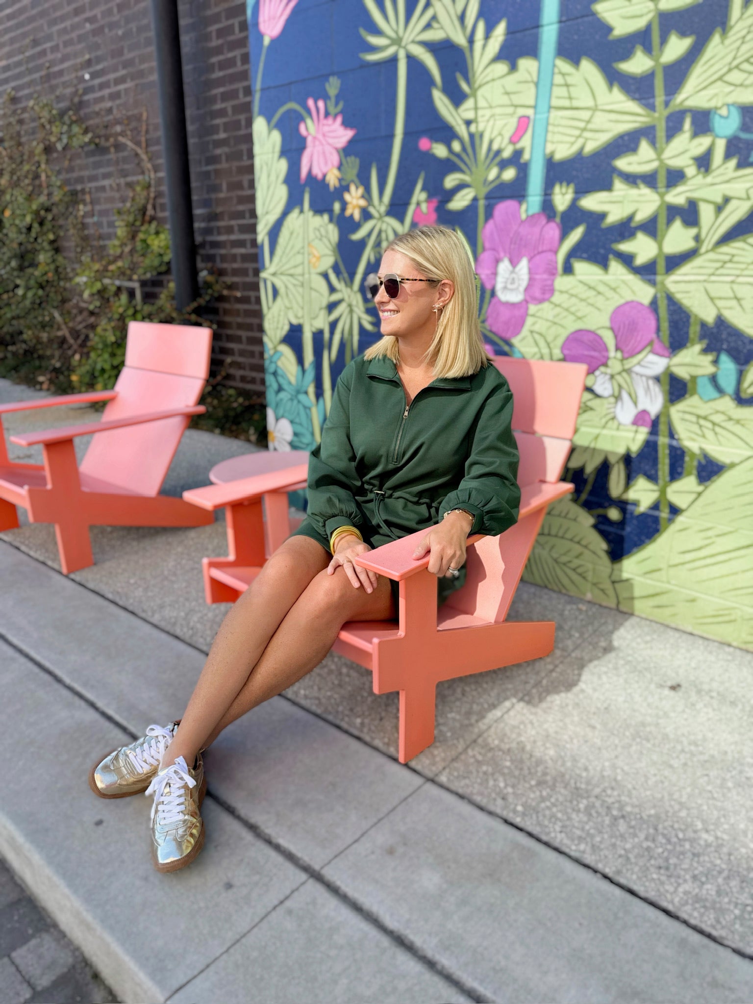 On My Own Time Casual Cinched Long Sleeve Short Dress