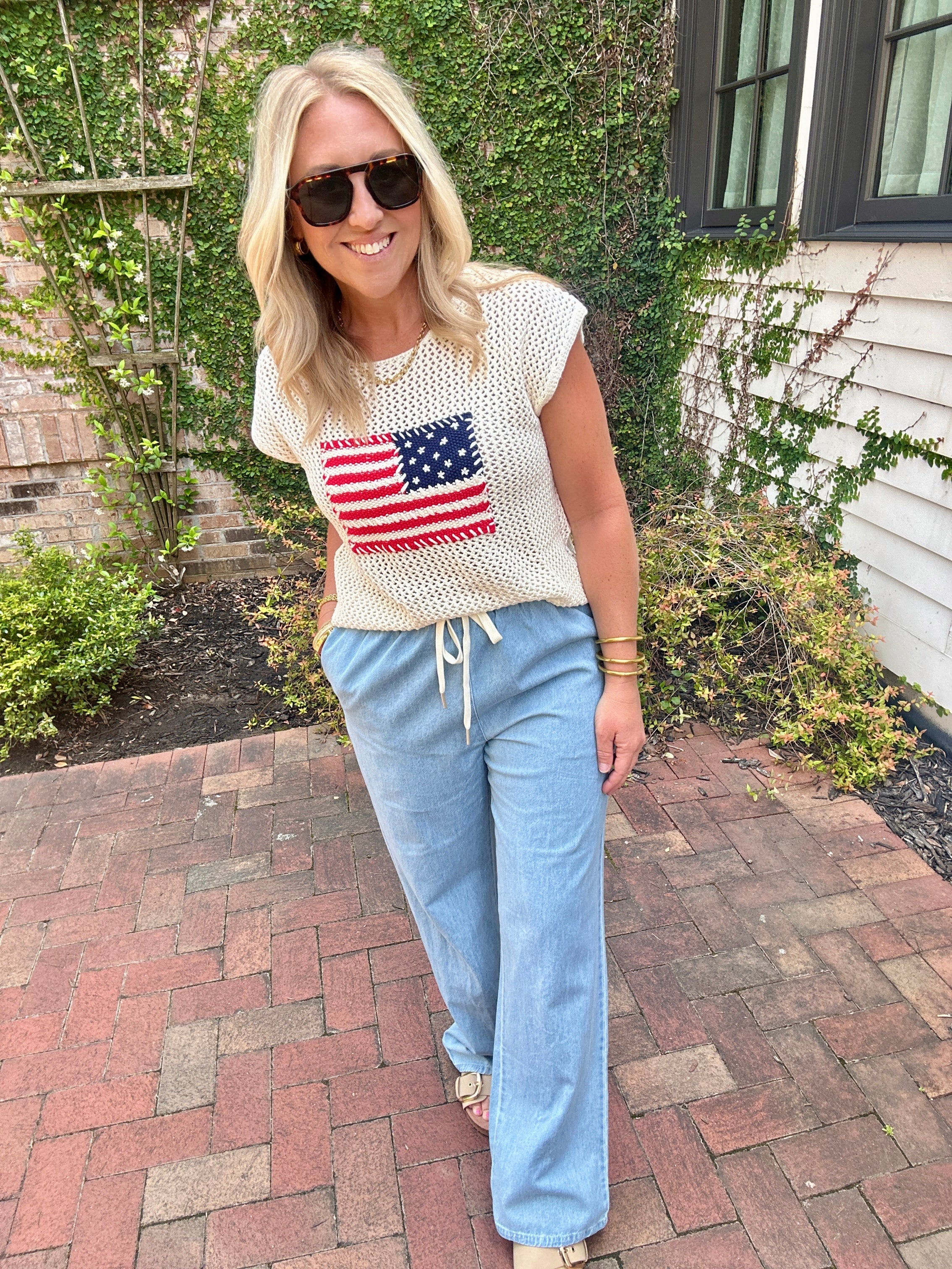 Fireworks & Flags Knit Top