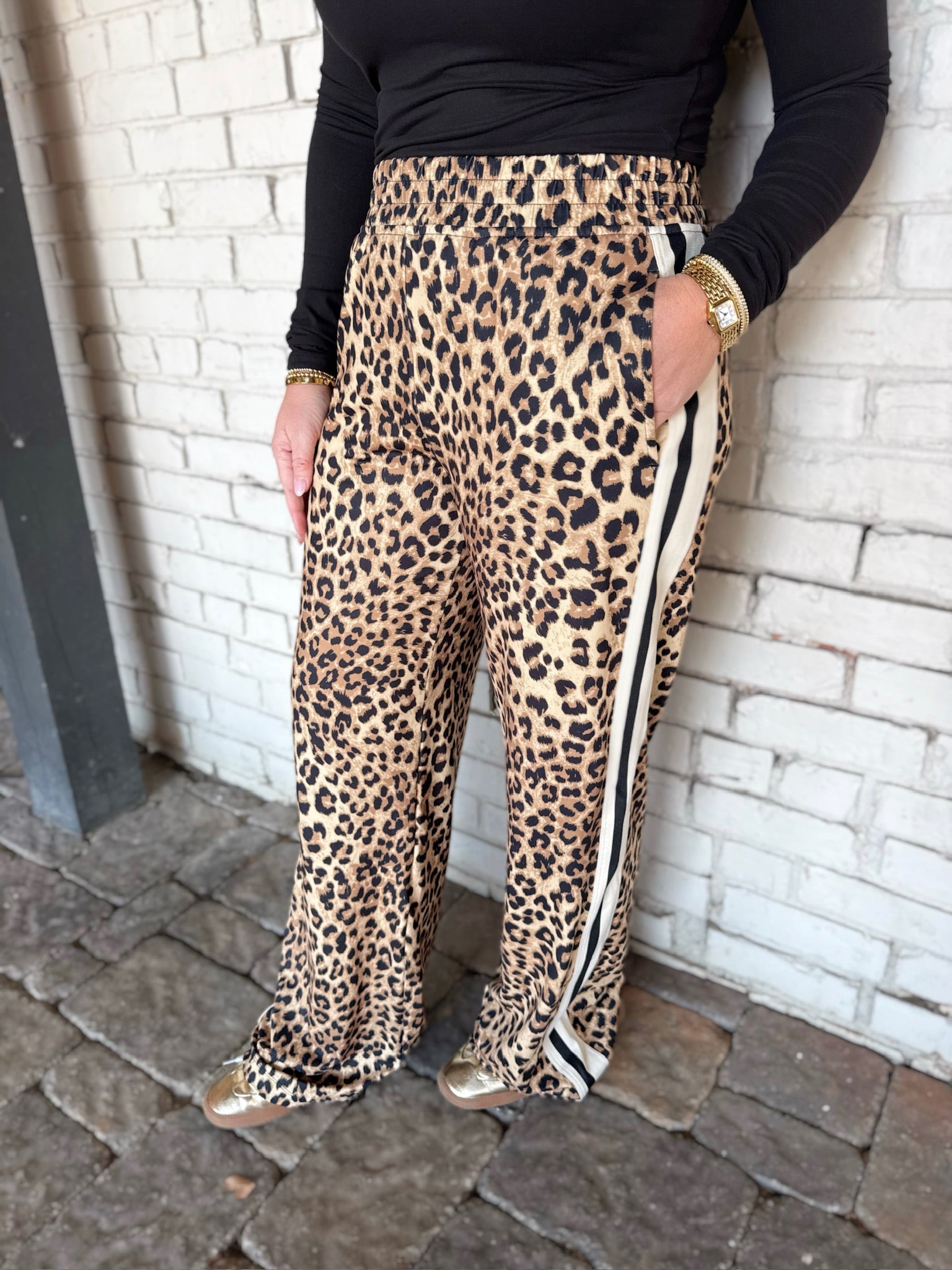 Save Me Leopard Print Pants