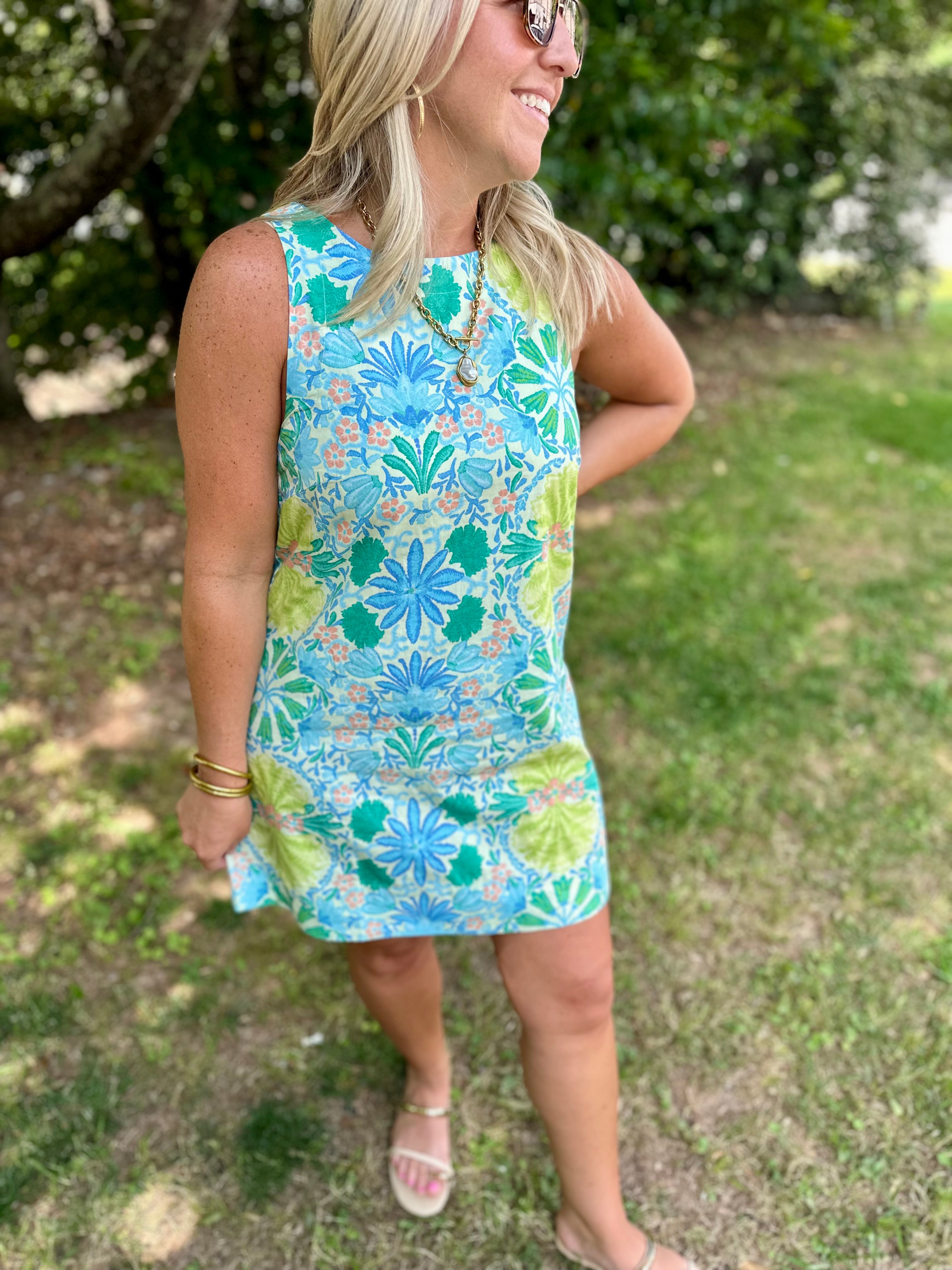 Love in Paradise Printed Mini Dress