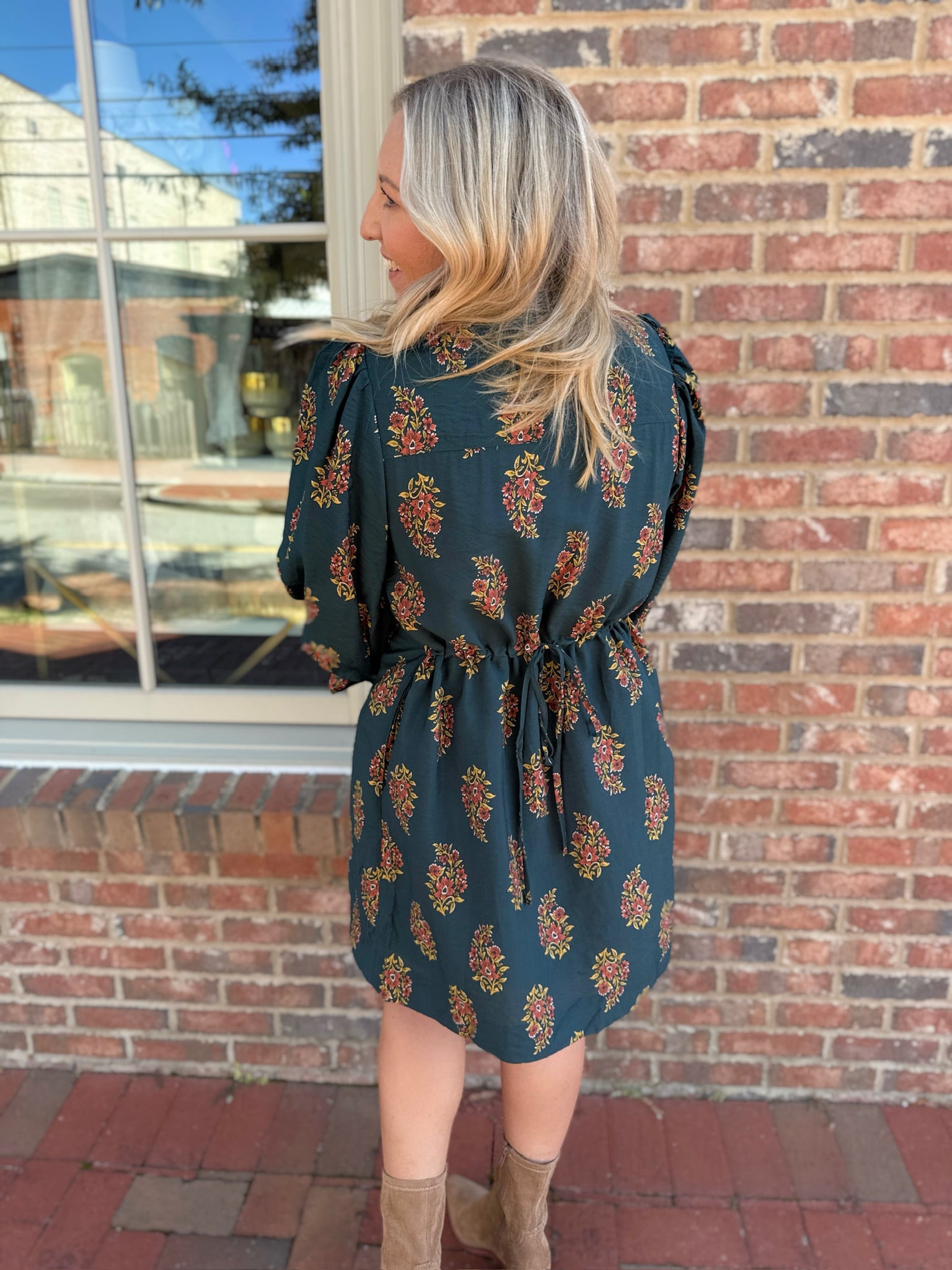 Forever Your Floral Collared Dress