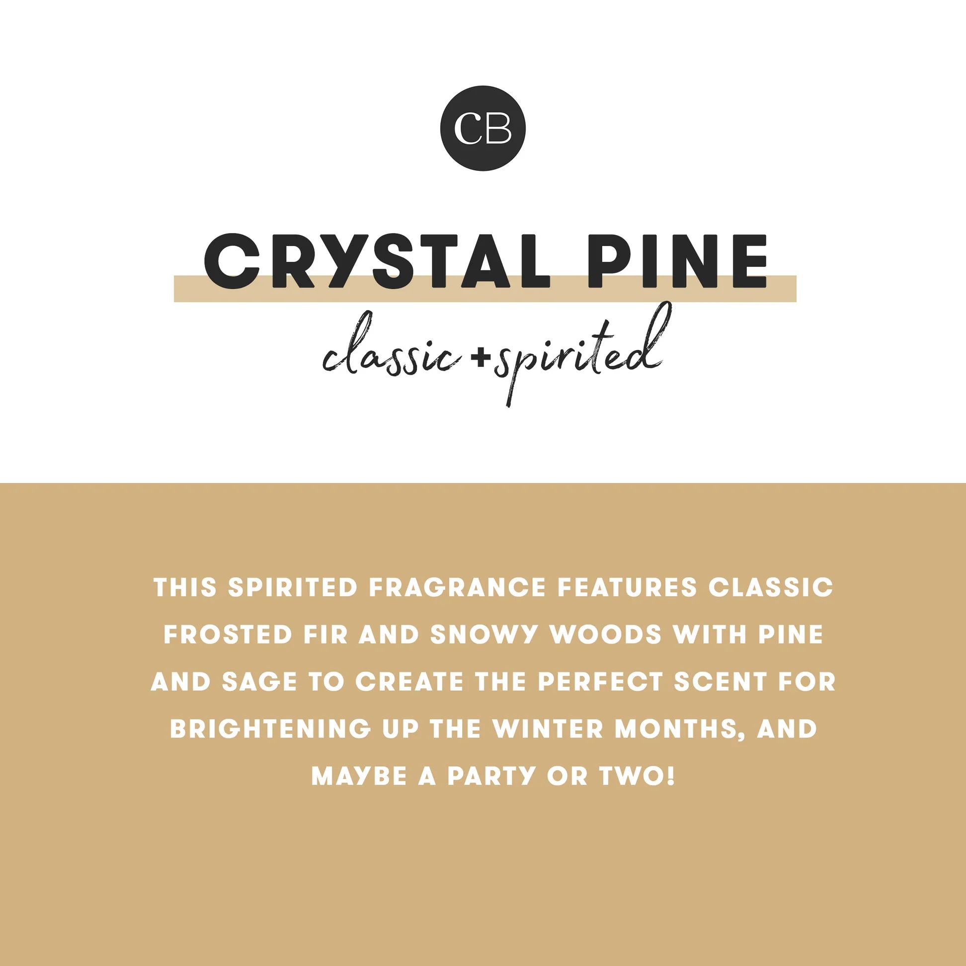 Crystal Pine Glimmer Signature Candle