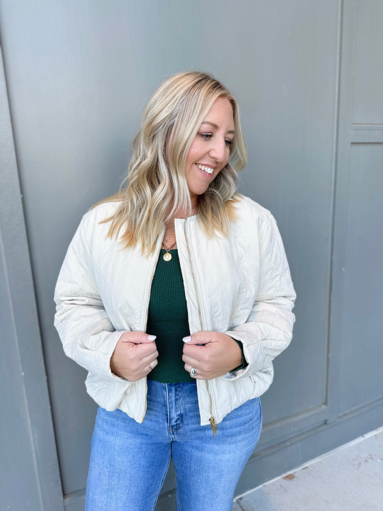 Came Here To Forget Quilted Jacket