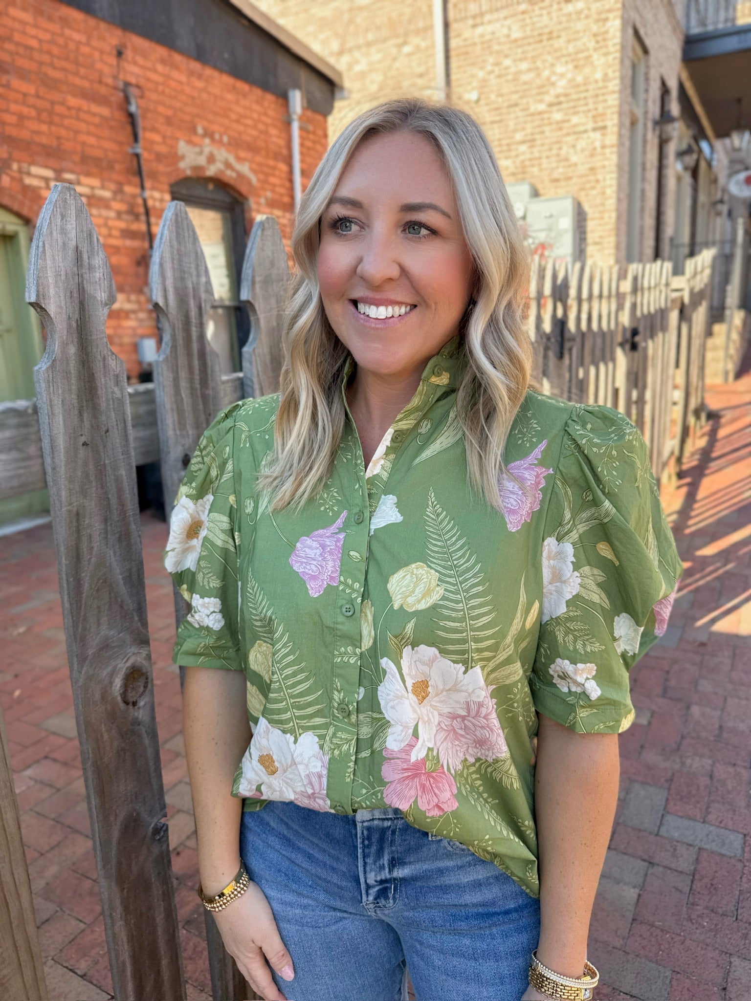 Don’t Be Afraid Floral Blouse