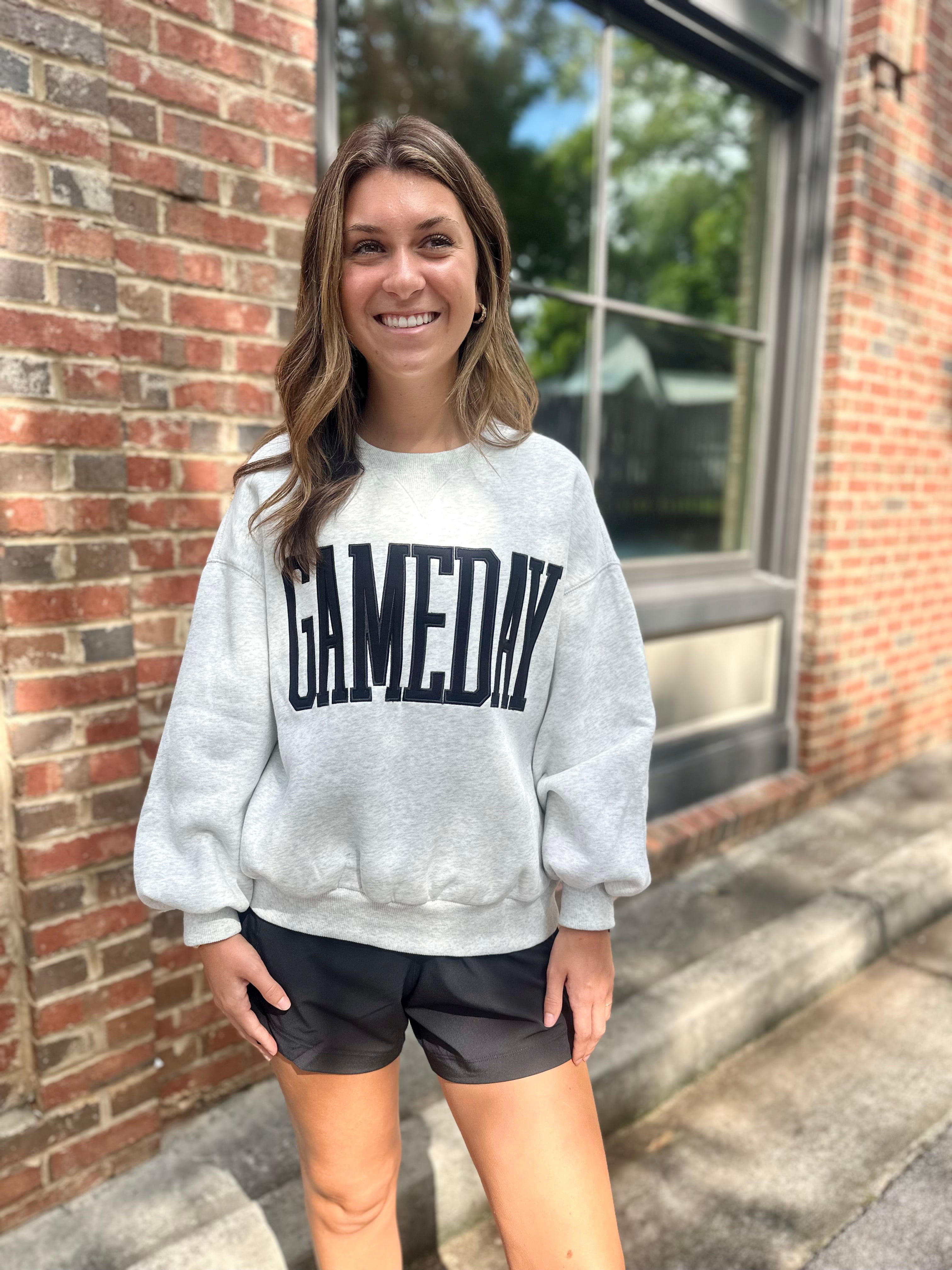 GAMEDAY Sweatshirt In Grey