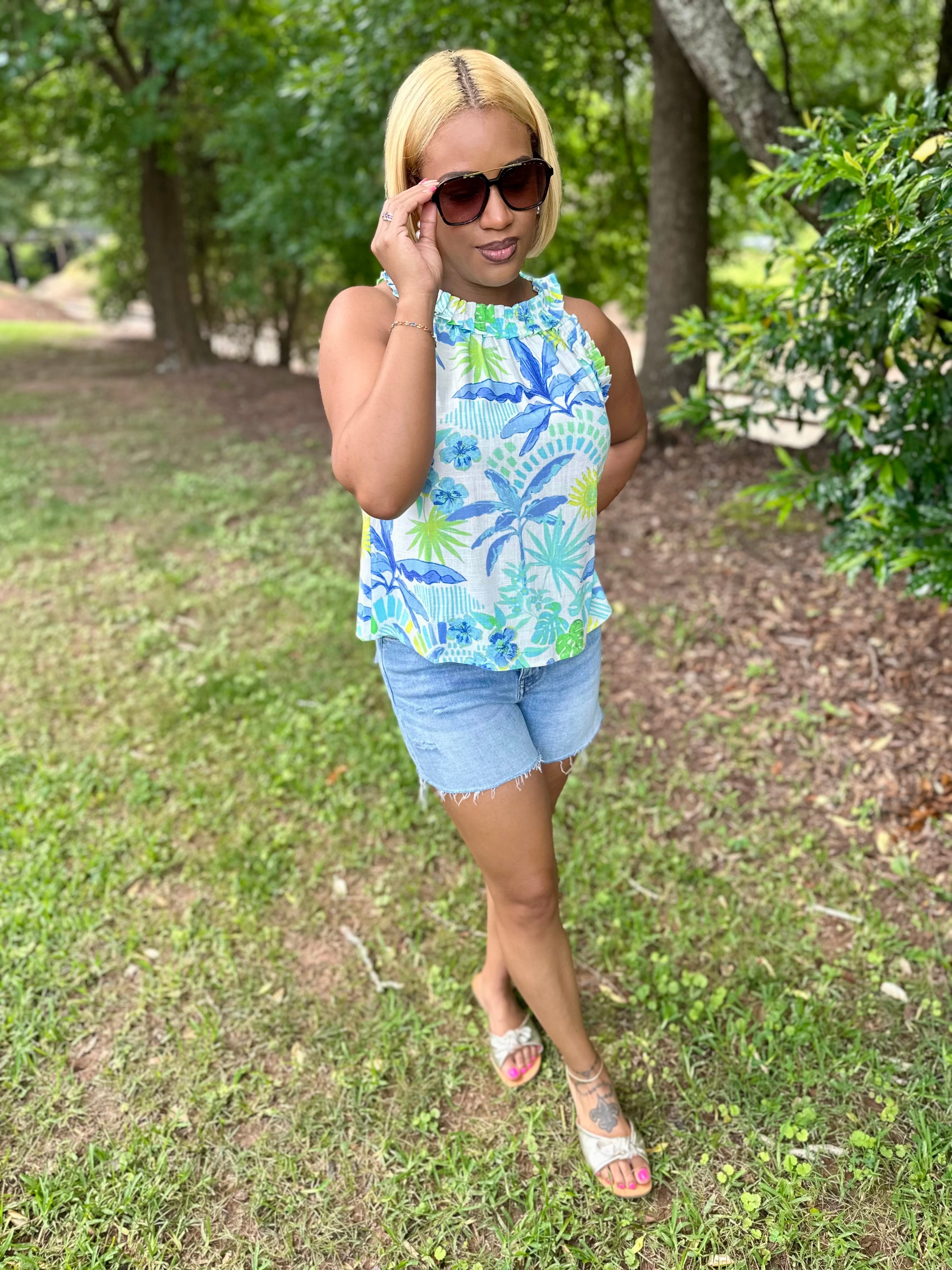 Wake Up In Paradise Tank Top