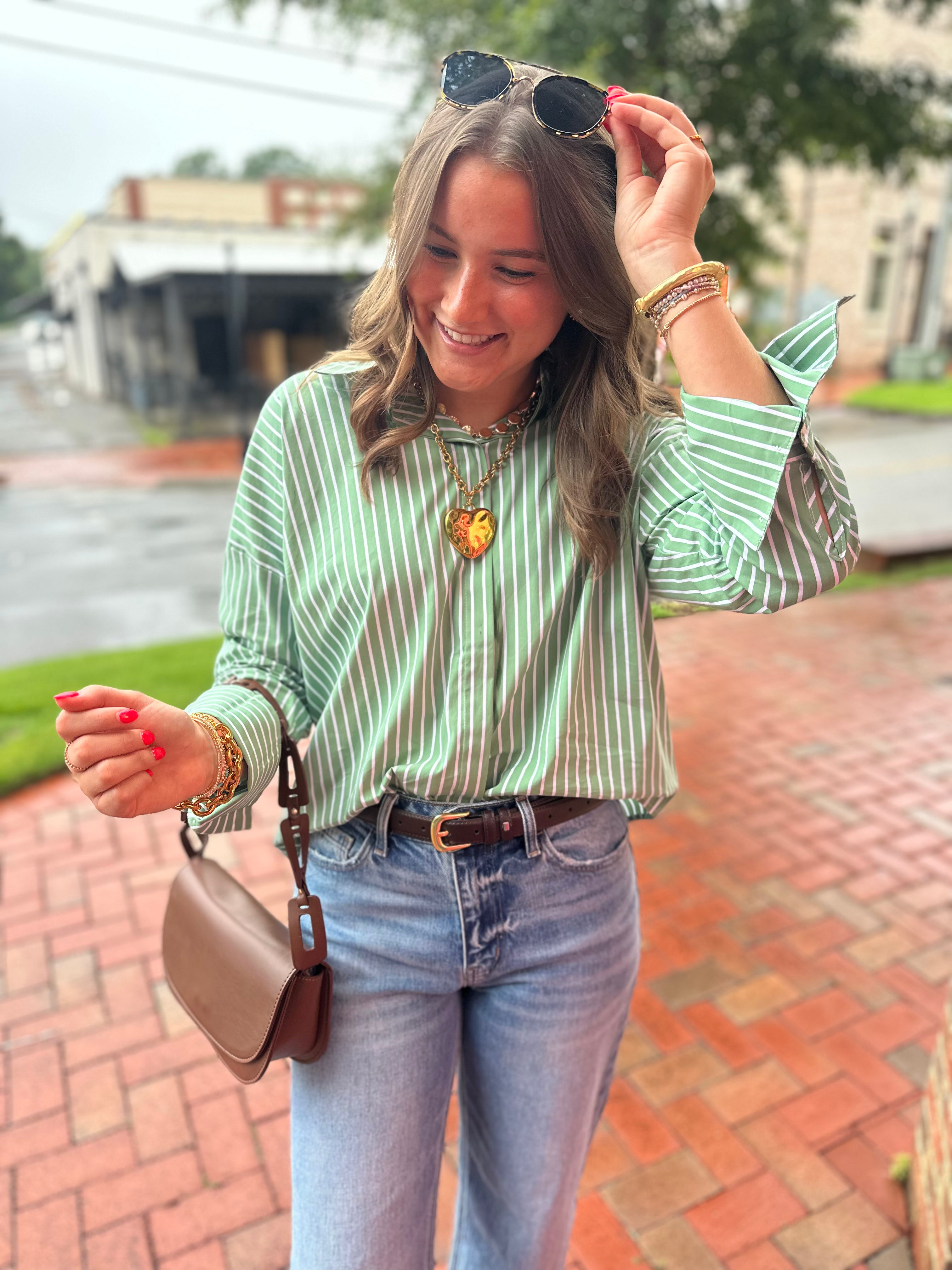 Sage Advice Button Down Shirt