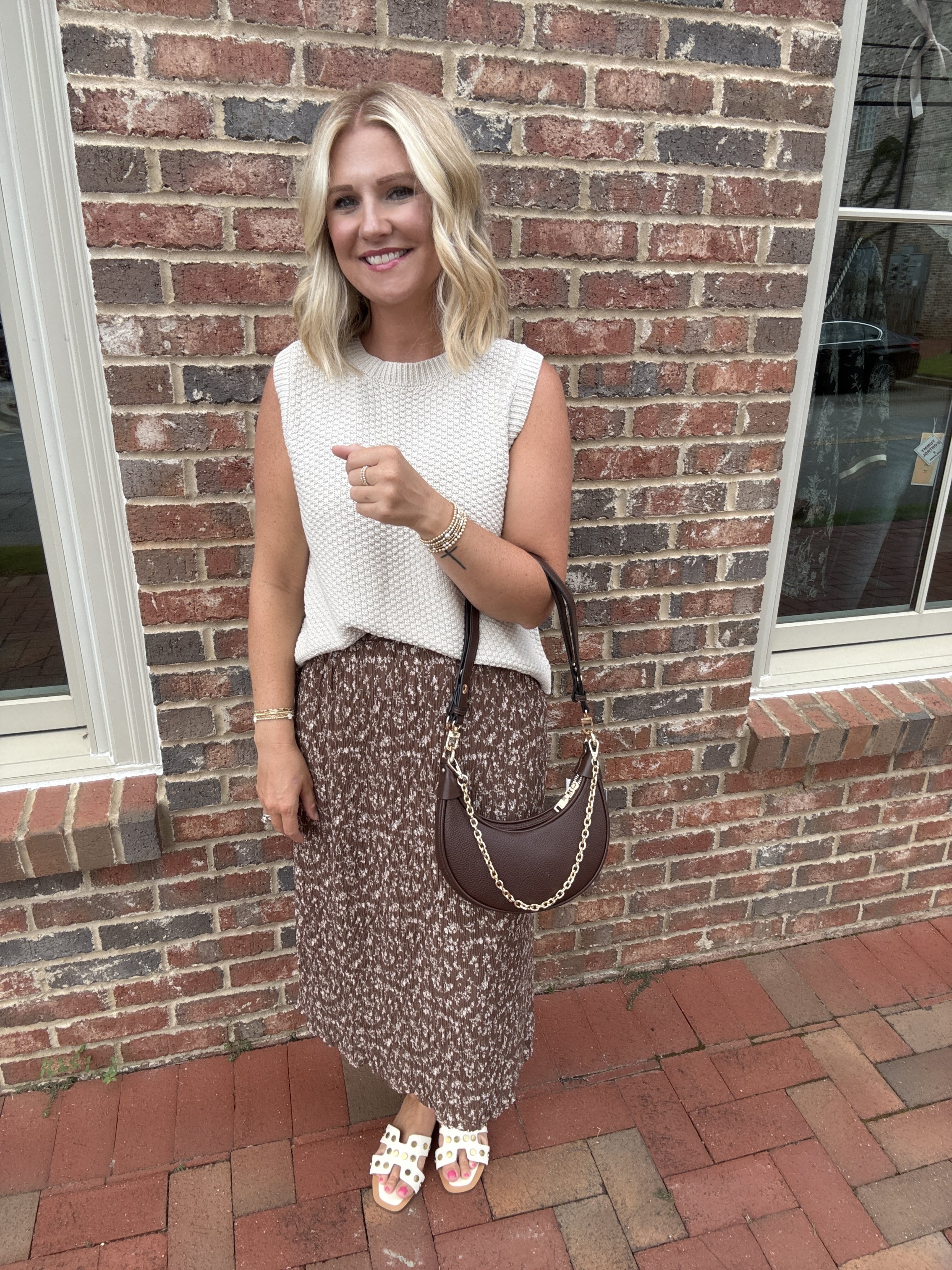 Zora Moon Convertible Shoulder/crossbody Purse in Espresso