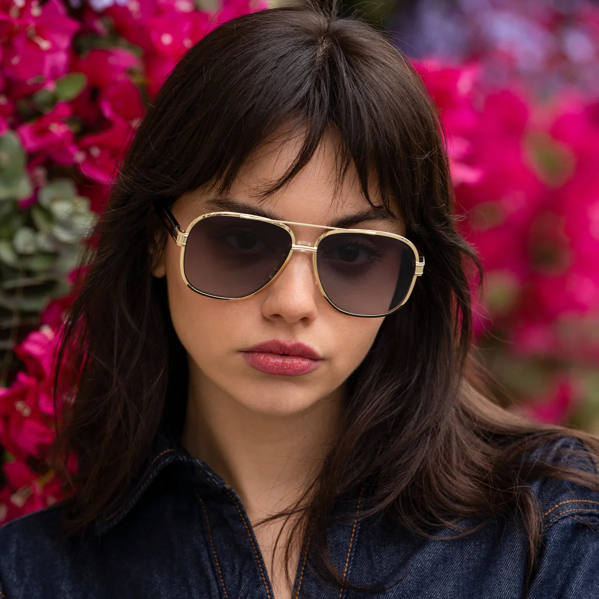 Carter Aviator Unisex Sunglasses- Gray