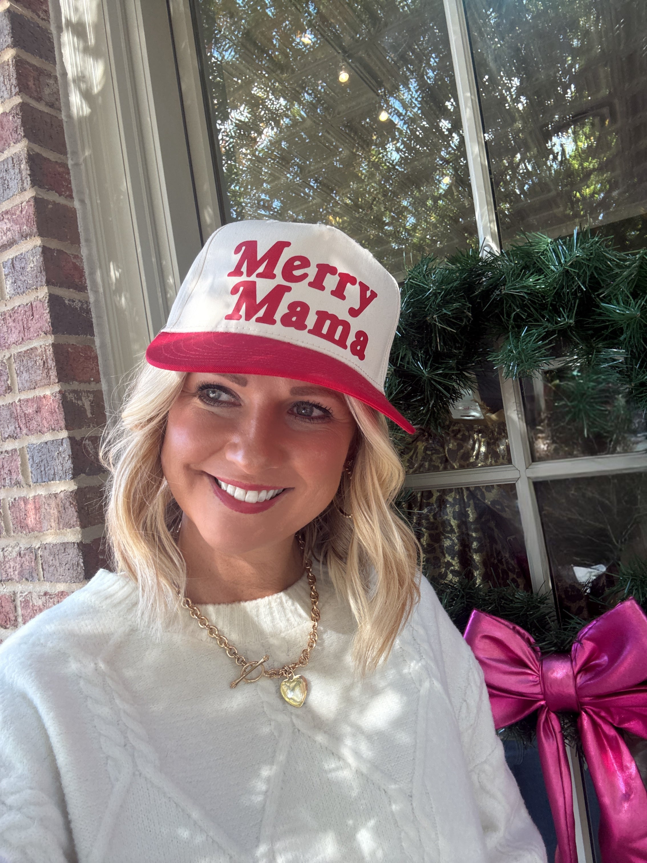 Merry Mama Canvas Hat