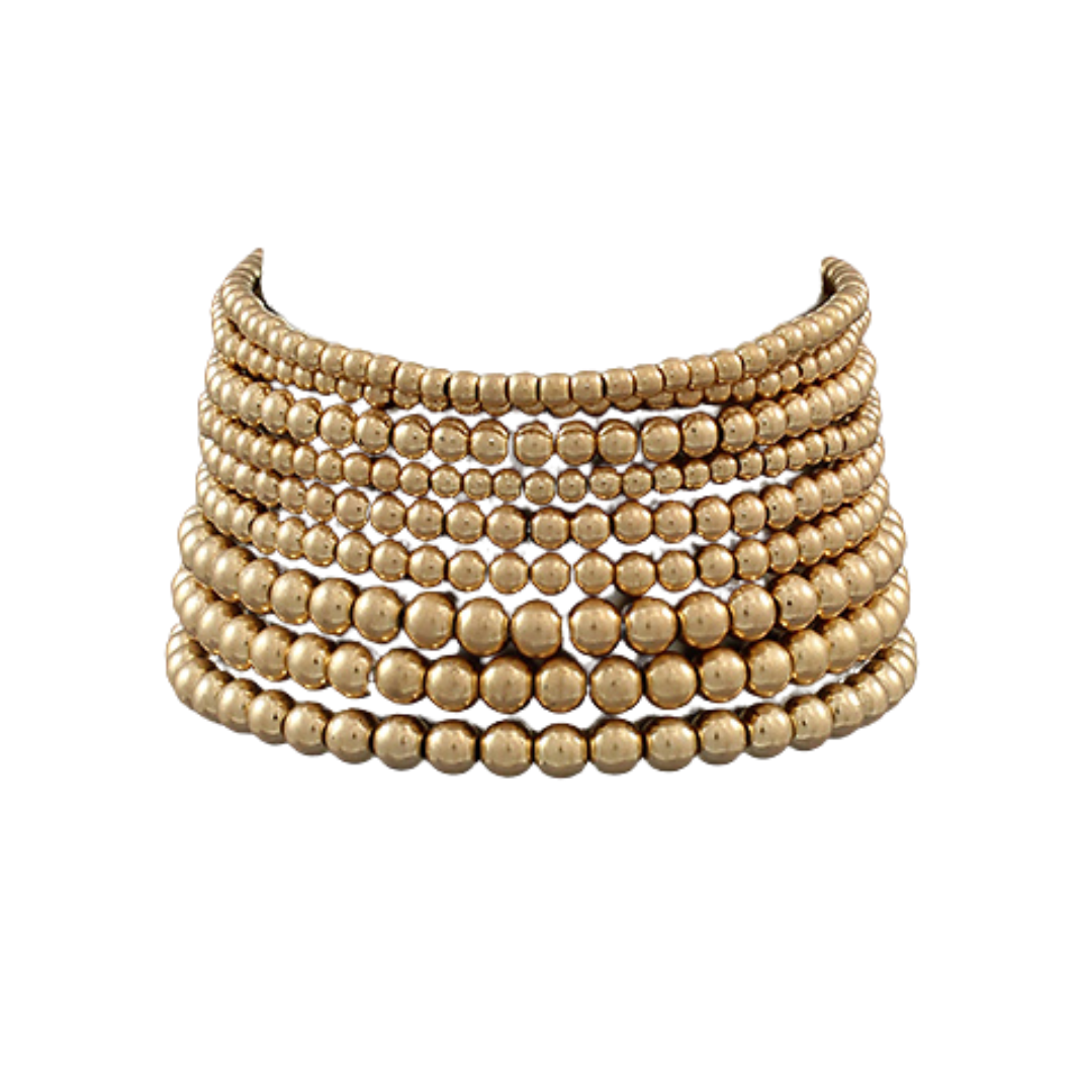 Gold Radiance Bracelet Set