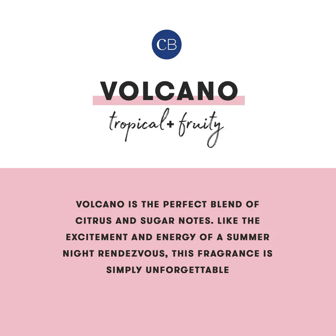 Volcano Aqua Printed Mini Tin Candle 3oz