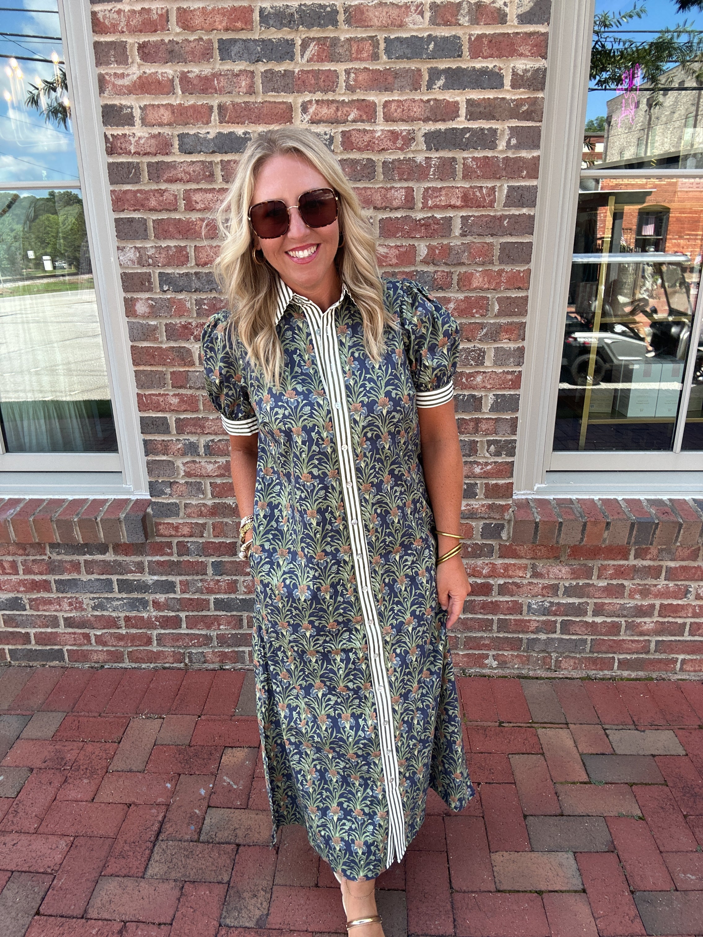 Fall For You Floral Midi Dress