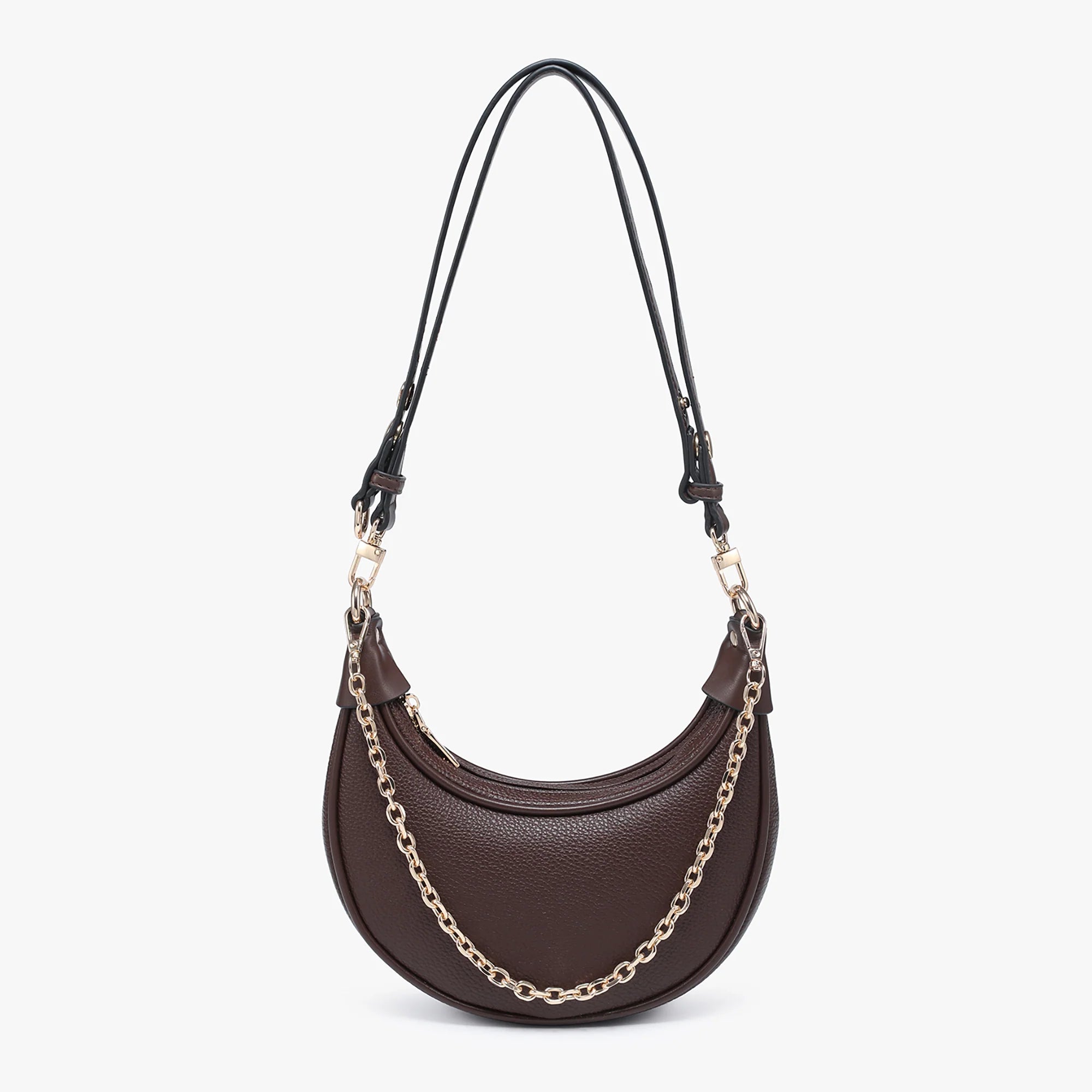 Zora Moon Convertible Shoulder/crossbody Purse in Espresso
