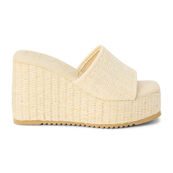 Marche Ivory Wedge Sandals
