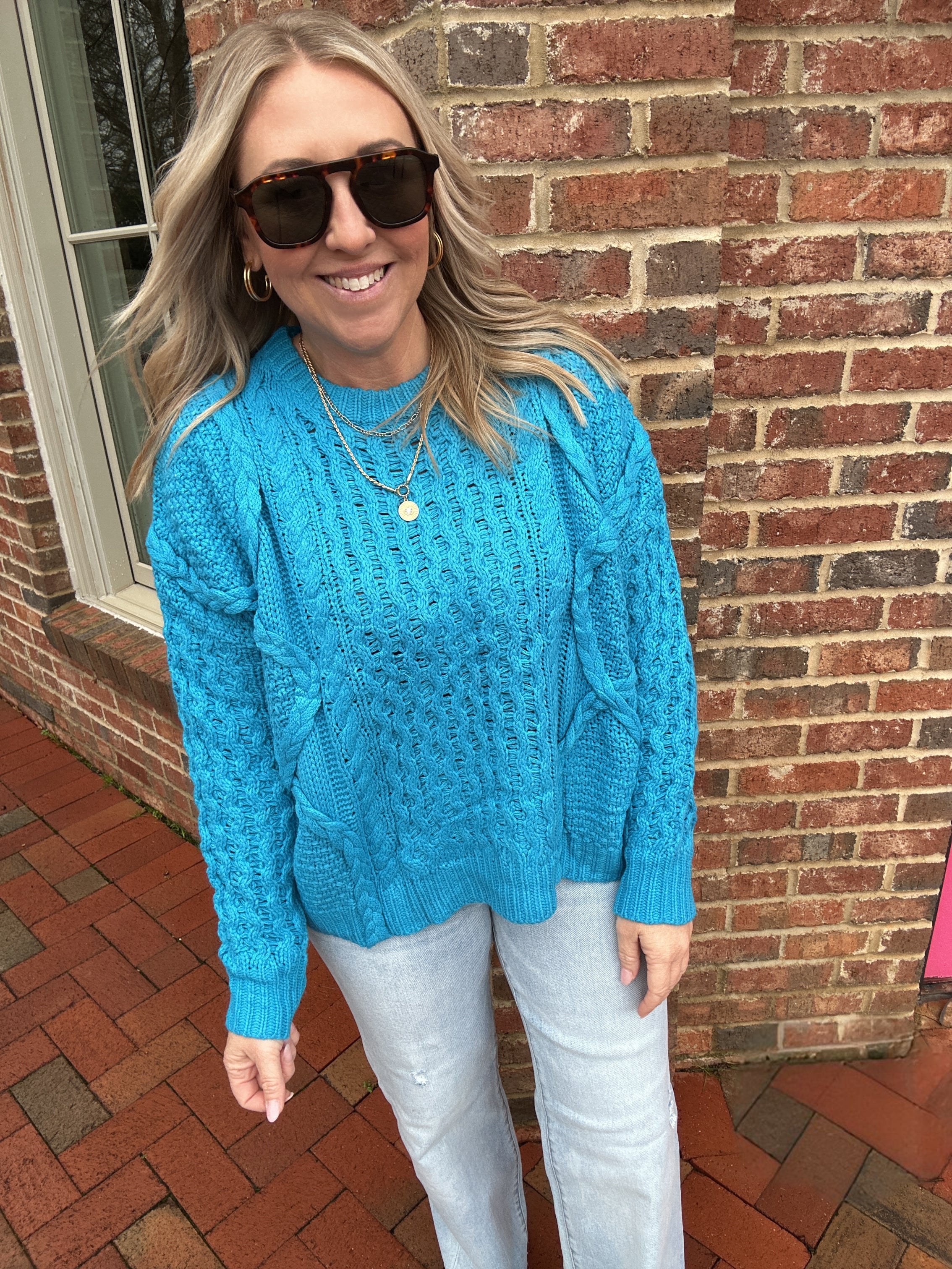 Life We Made Cable Knit Sweater