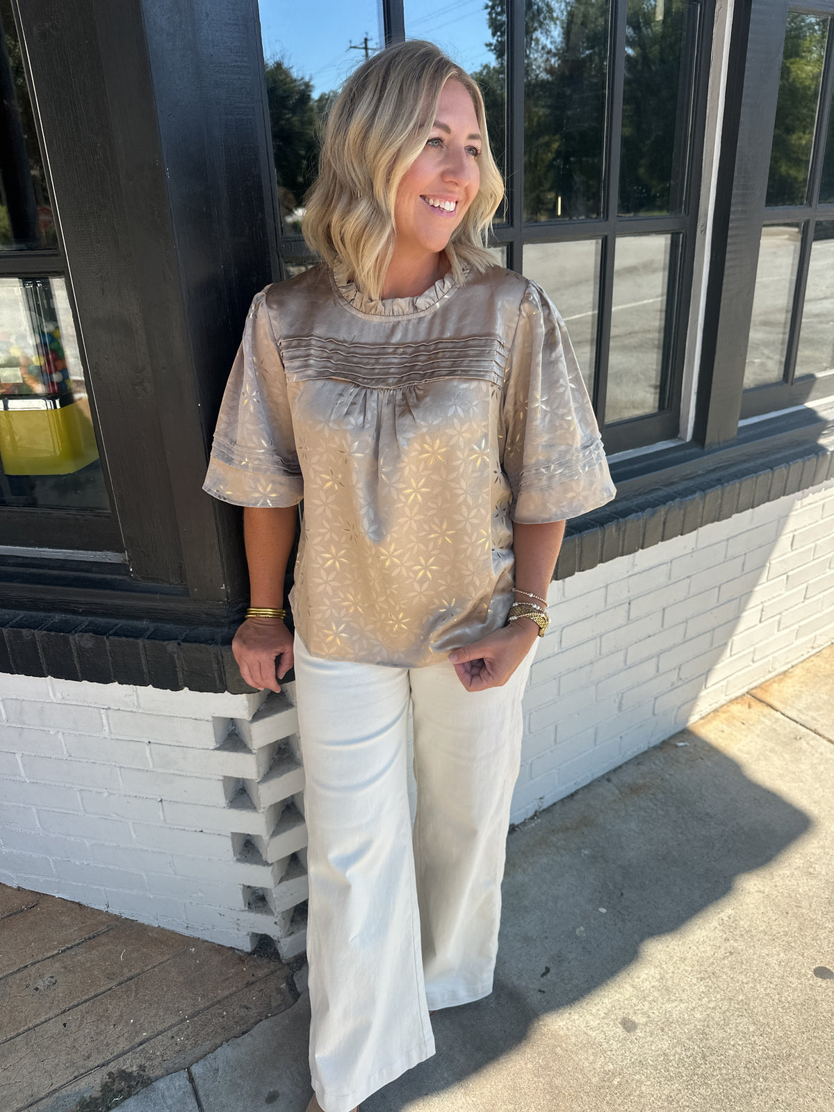 Soft Spoken Detailed Blouse