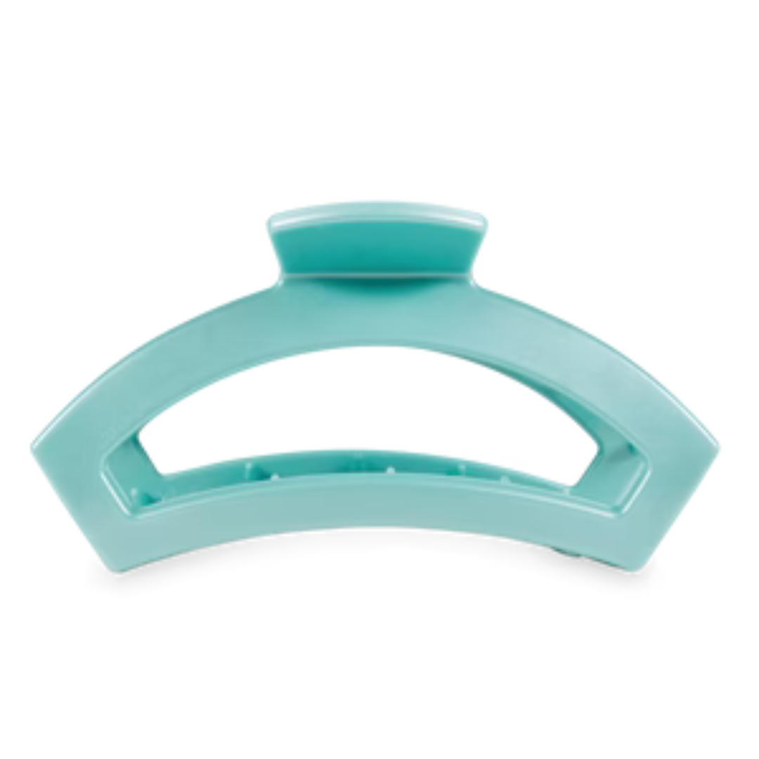 Open Totally Turquoise Teleties Large Hair Clip