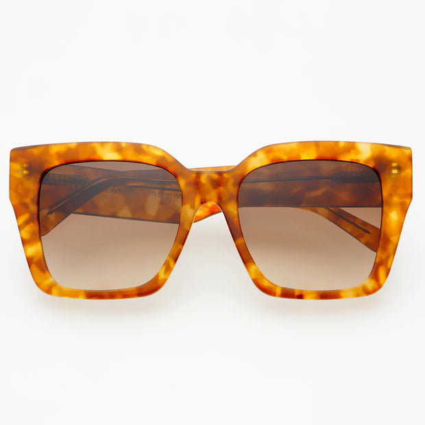 Bon Chic Oversized Square Sunglasses- Brown