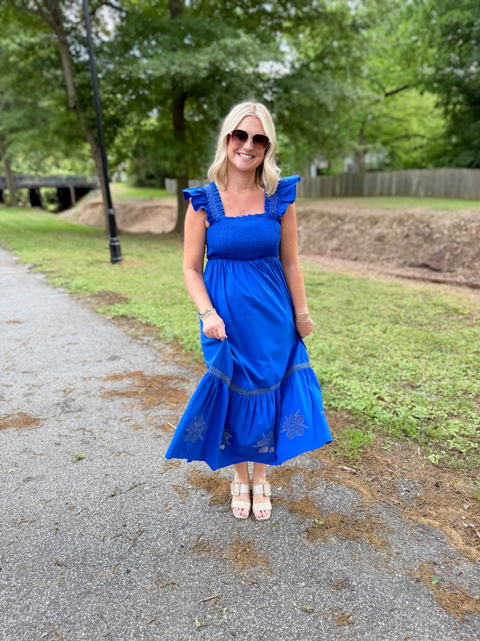 Said Yes To This Midi Dress in Cobalt