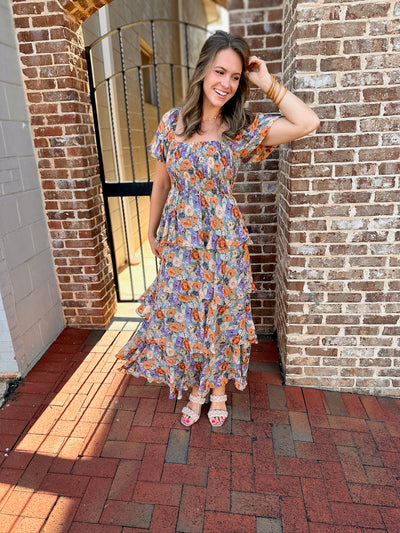 It's About You & Me Floral Maxi Dress