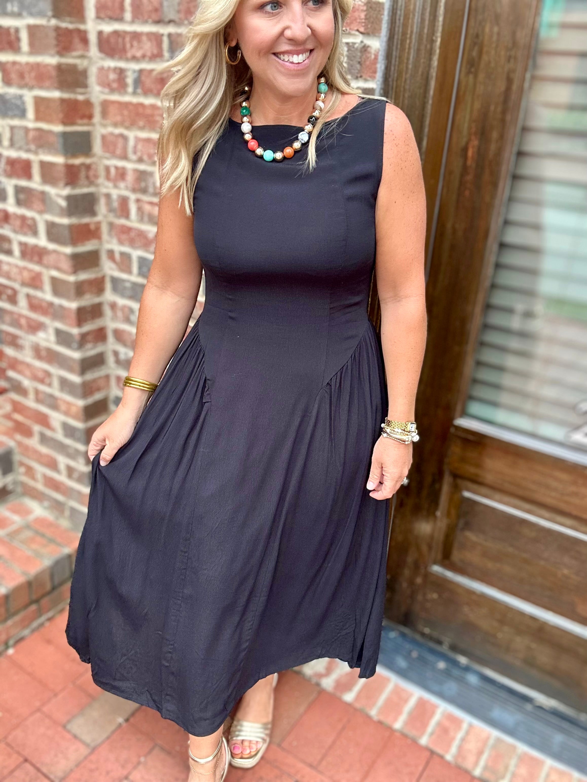 Going to Have a Good Day Midi Dress