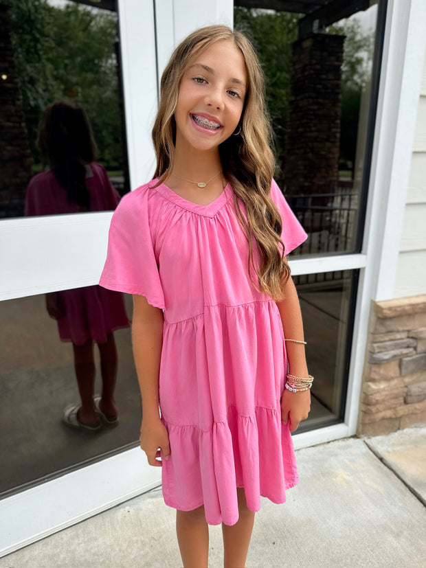 Ready to Shine Flowy Girls Dress