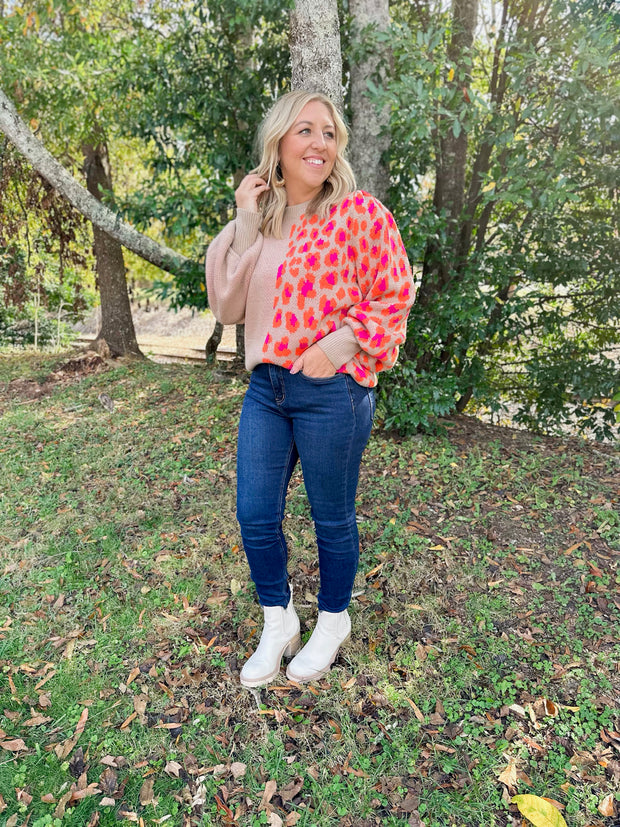 Wonderful Time Leopard Sweater