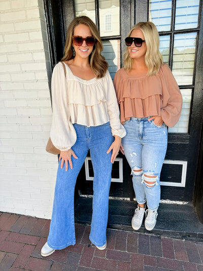 Like What You See Ruffled Top